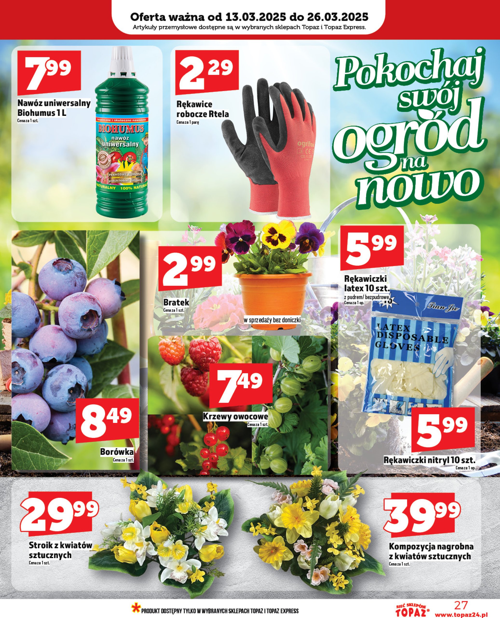 topaz24 - Topaz24 gazetka ważna od 13.03. - 19.03. - page: 27