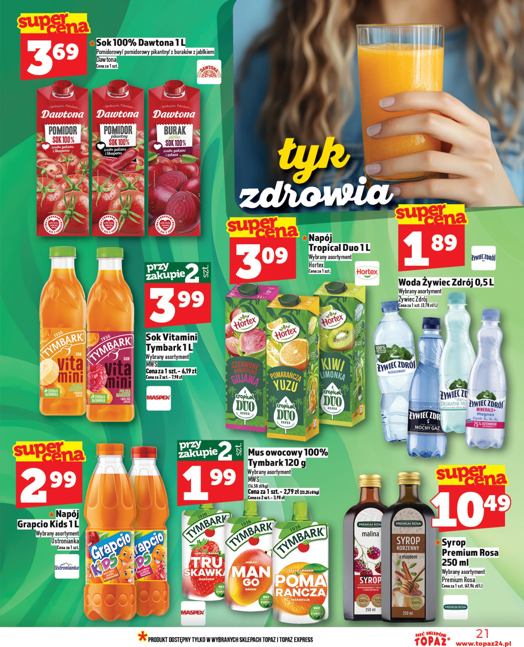 topaz24 - Topaz24 gazetka ważna od 13.03. - 19.03. - page: 21