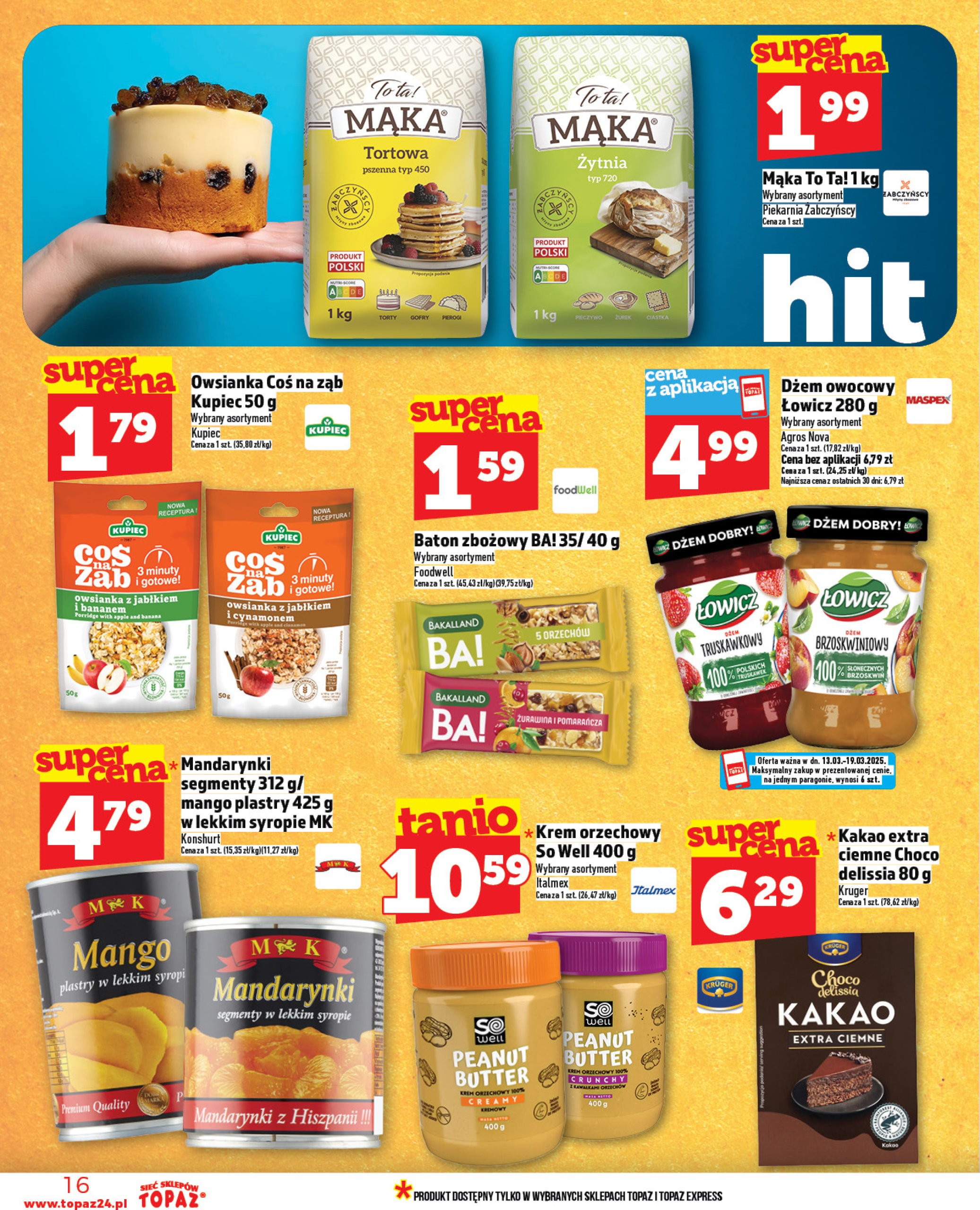 topaz24 - Topaz24 gazetka ważna od 13.03. - 19.03. - page: 16