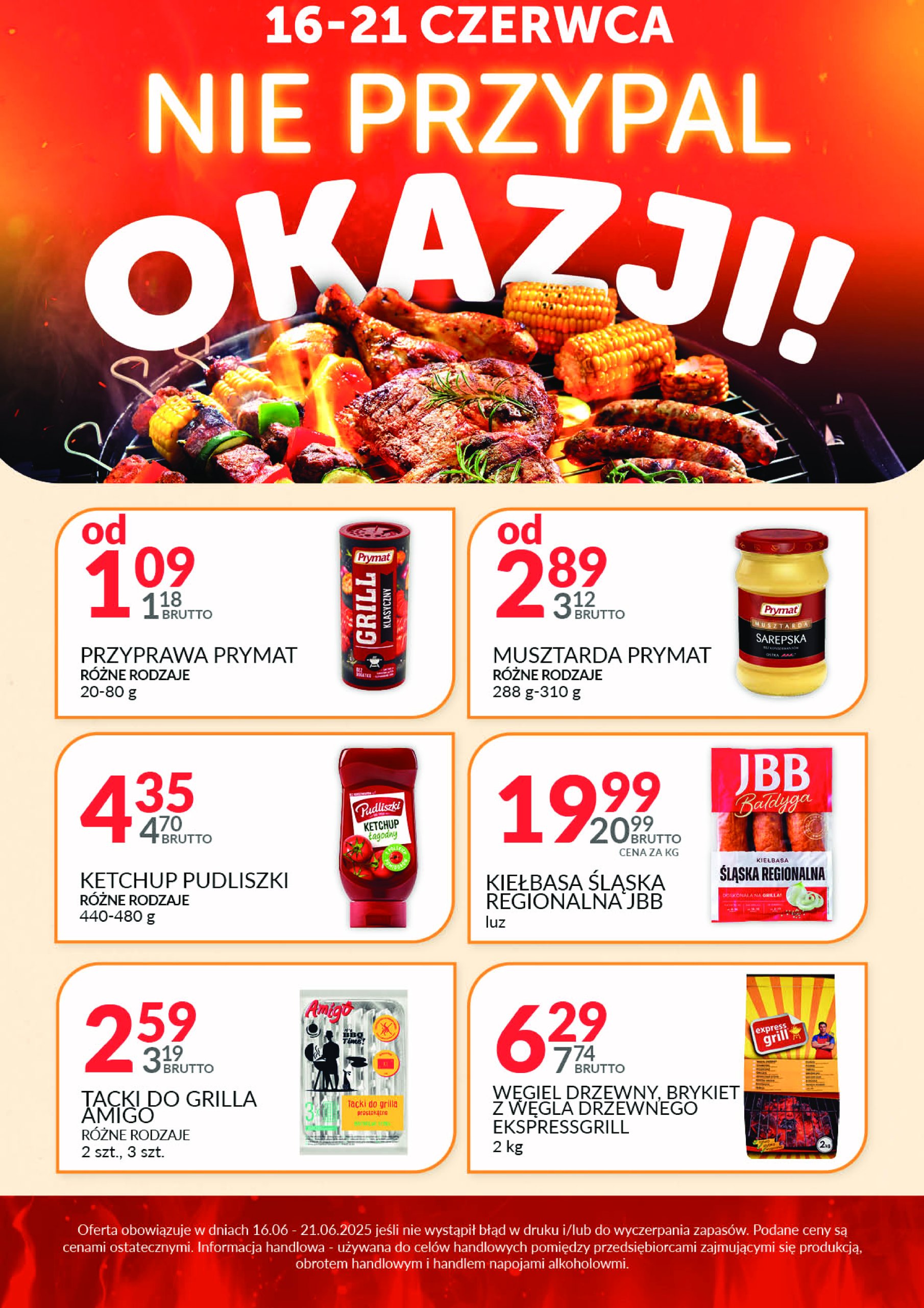 eurocash - Gazetka Eurocash - Oferta na długi weekend. Nie przypal okazji! ważna od 16.06. - 21.06.