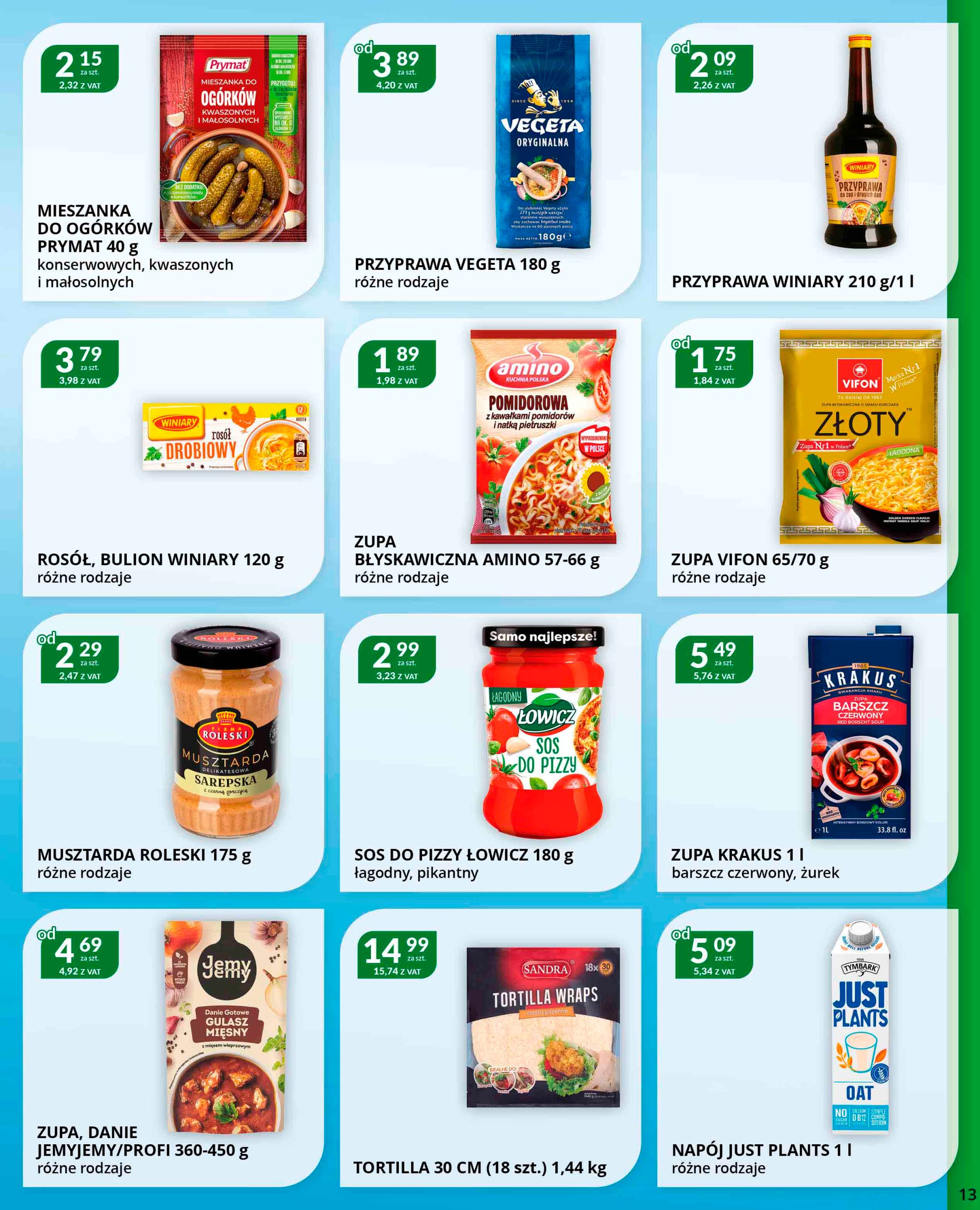 eurocash - Gazetka Eurocash - Cash & Carry ważna od 28.07. - 24.08. - page: 13
