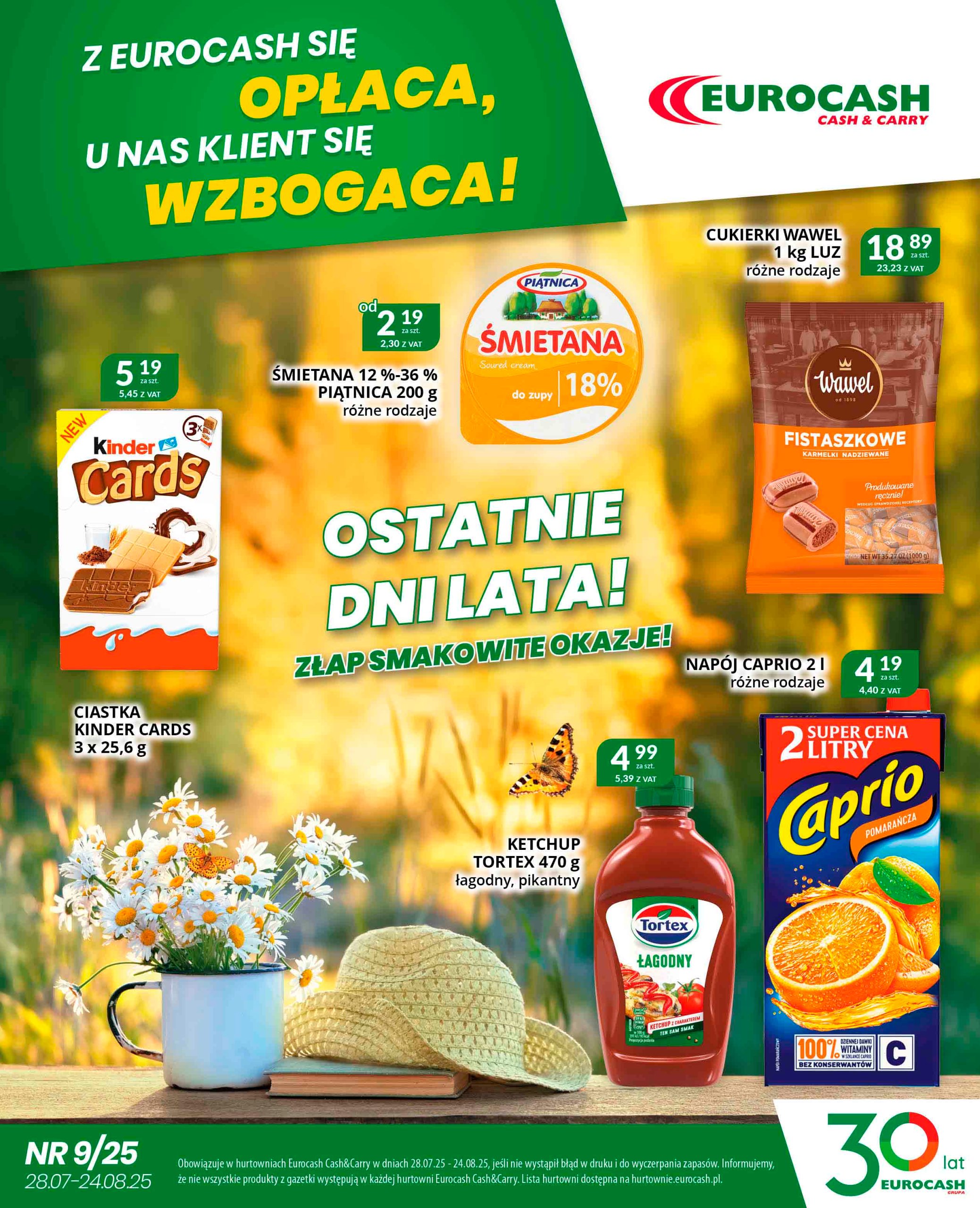 eurocash - Gazetka Eurocash - Cash & Carry ważna od 28.07. - 24.08.
