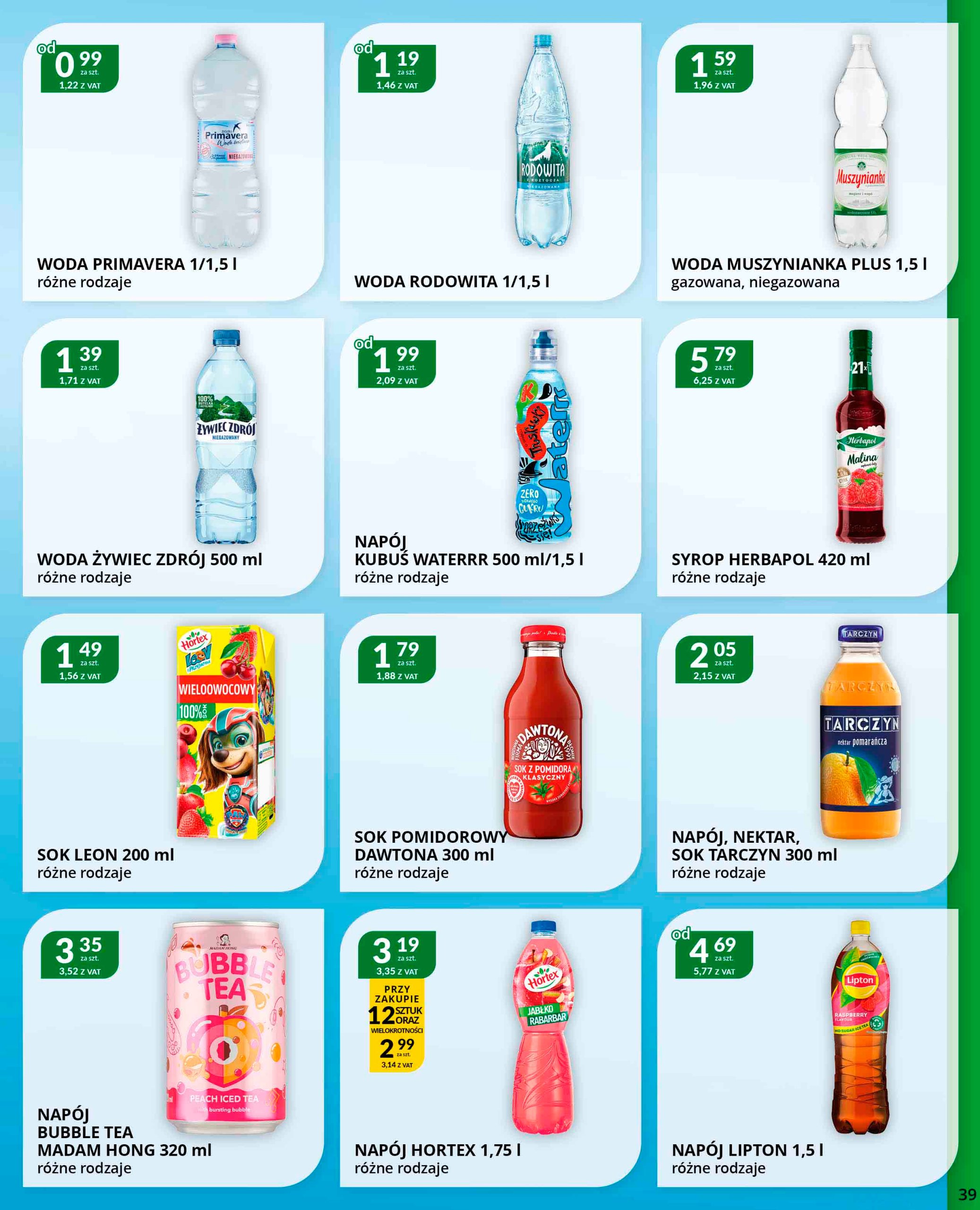 eurocash - Gazetka Eurocash - Cash & Carry ważna od 28.07. - 24.08. - page: 39