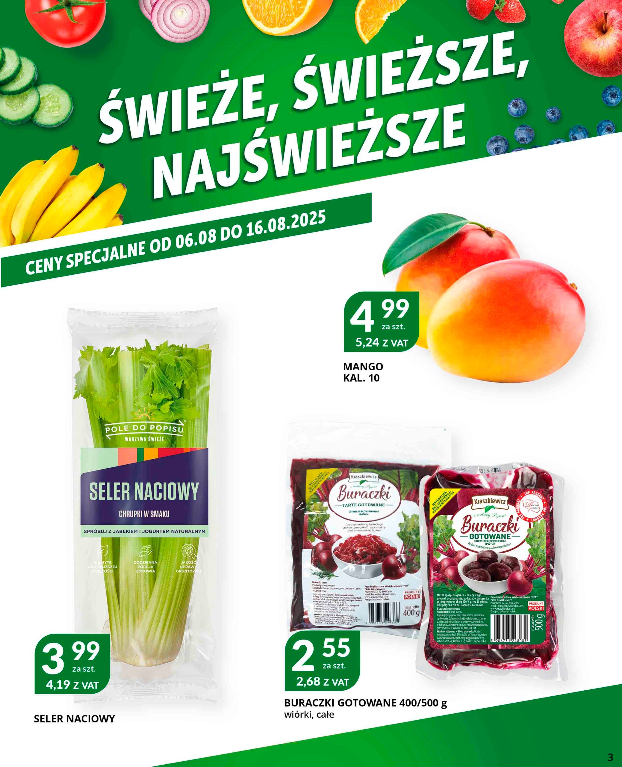 eurocash - Gazetka Eurocash - Cash & Carry ważna od 28.07. - 24.08. - page: 3