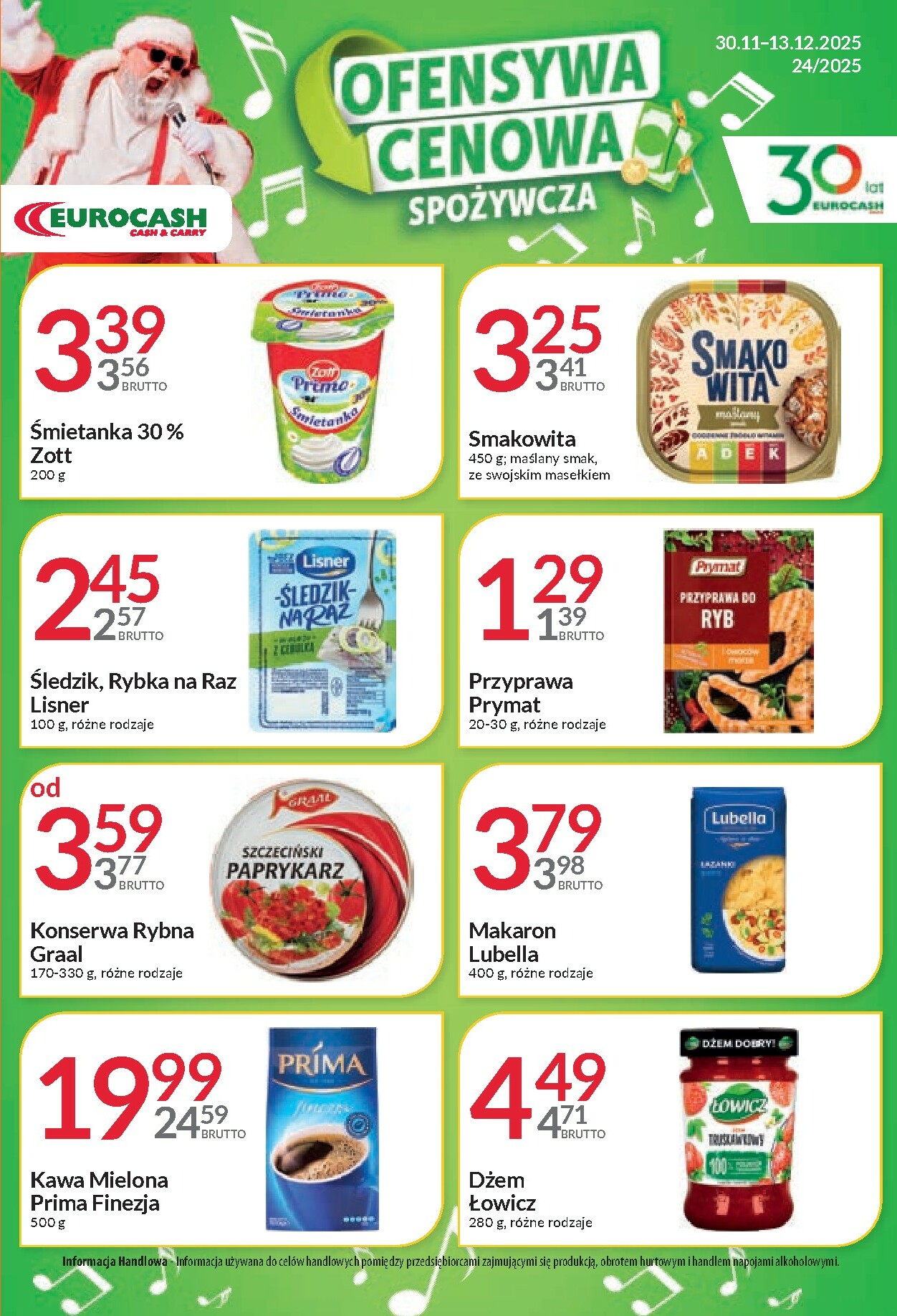 eurocash - Gazetka Eurocash - Ofensywa Spożywcza - ważna od 30.11. do 13.12.