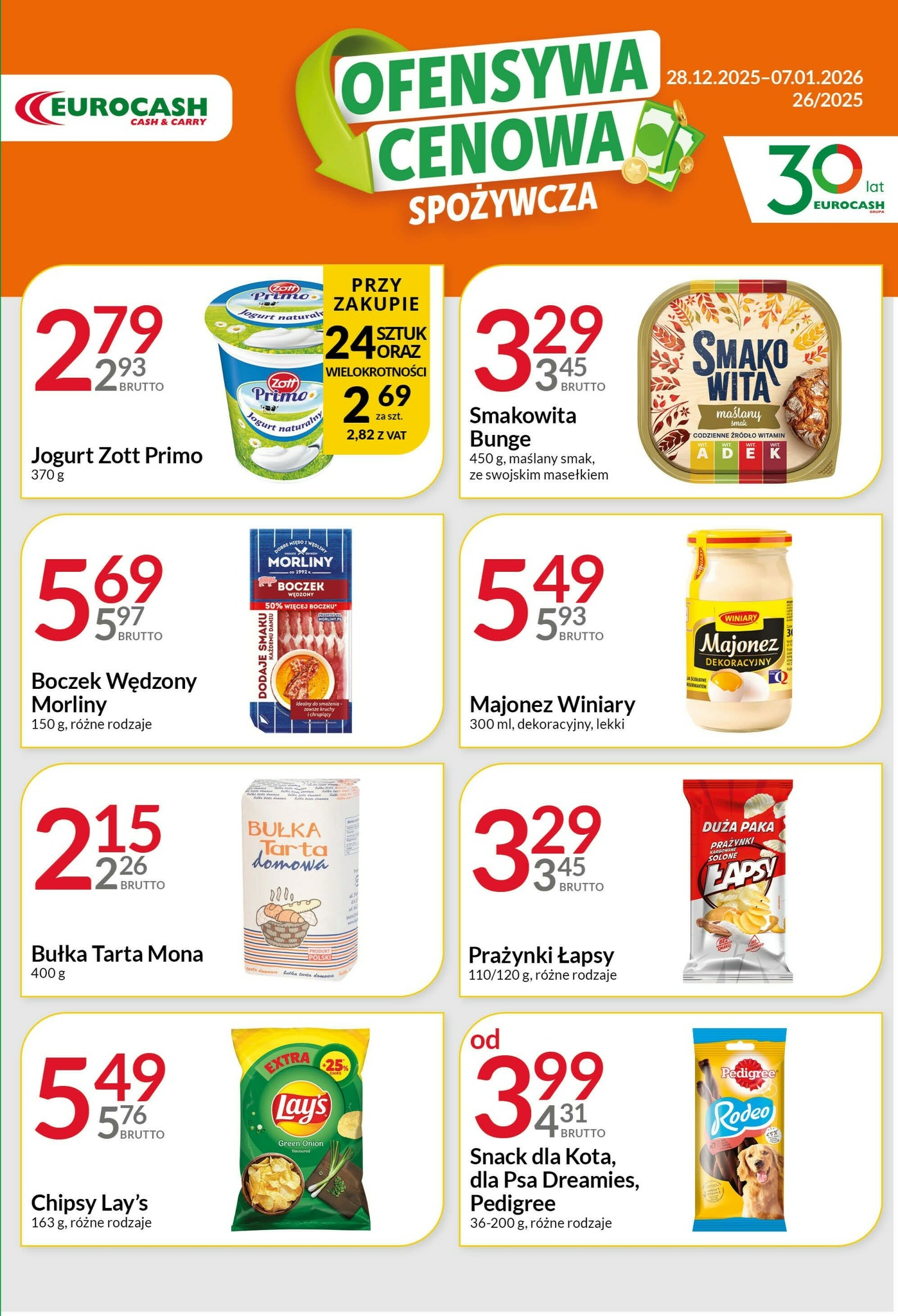 eurocash - Gazetka Eurocash - Ofensywa Spożywcza - ważna od 28.12. do 07.01.