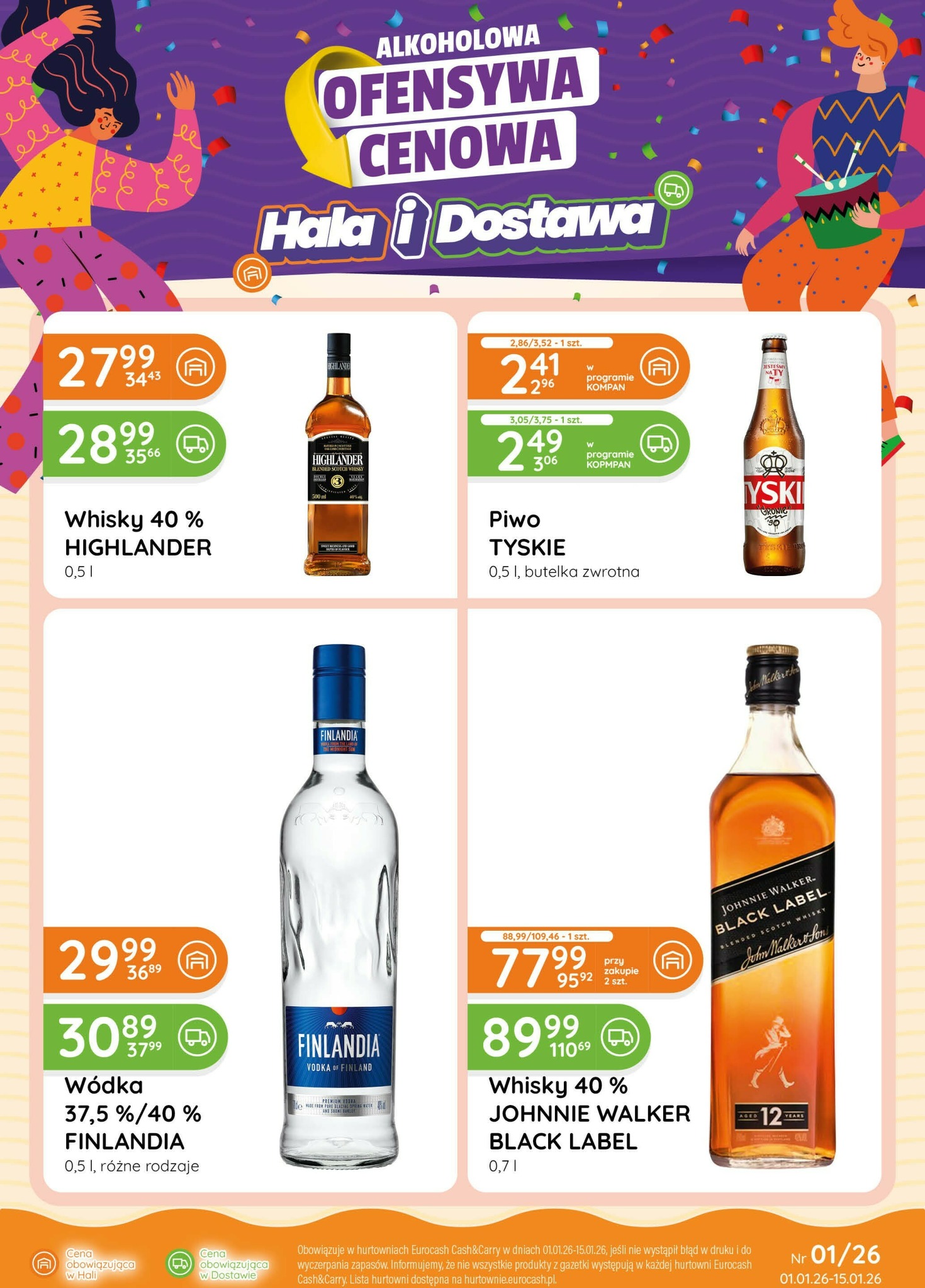 eurocash - Gazetka Eurocash - Ofensywa Alkoholowa - ważna od 01.01. do 15.01.