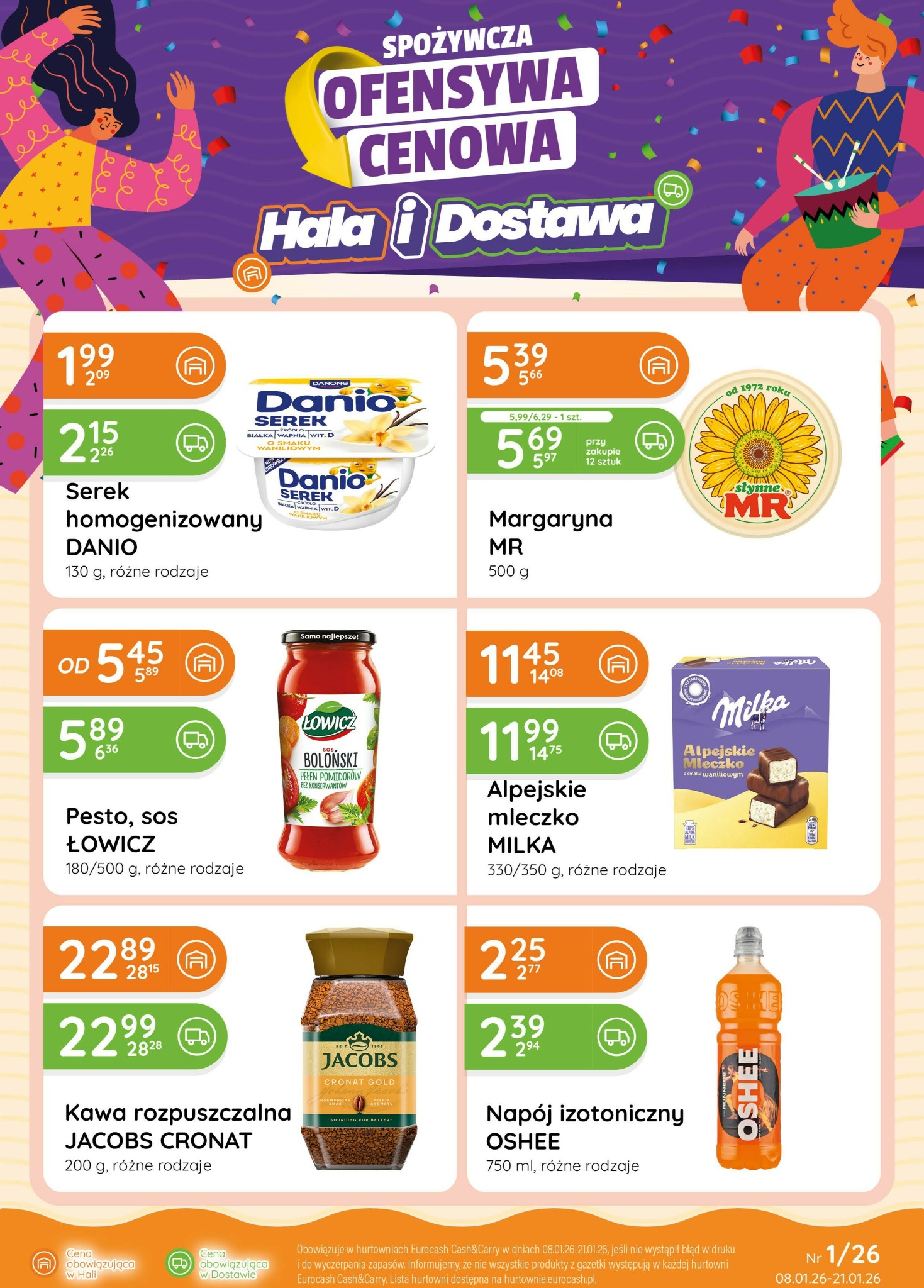 eurocash - Gazetka Eurocash - Ofensywa Spożywcza - ważna od 08.01. do 21.01.
