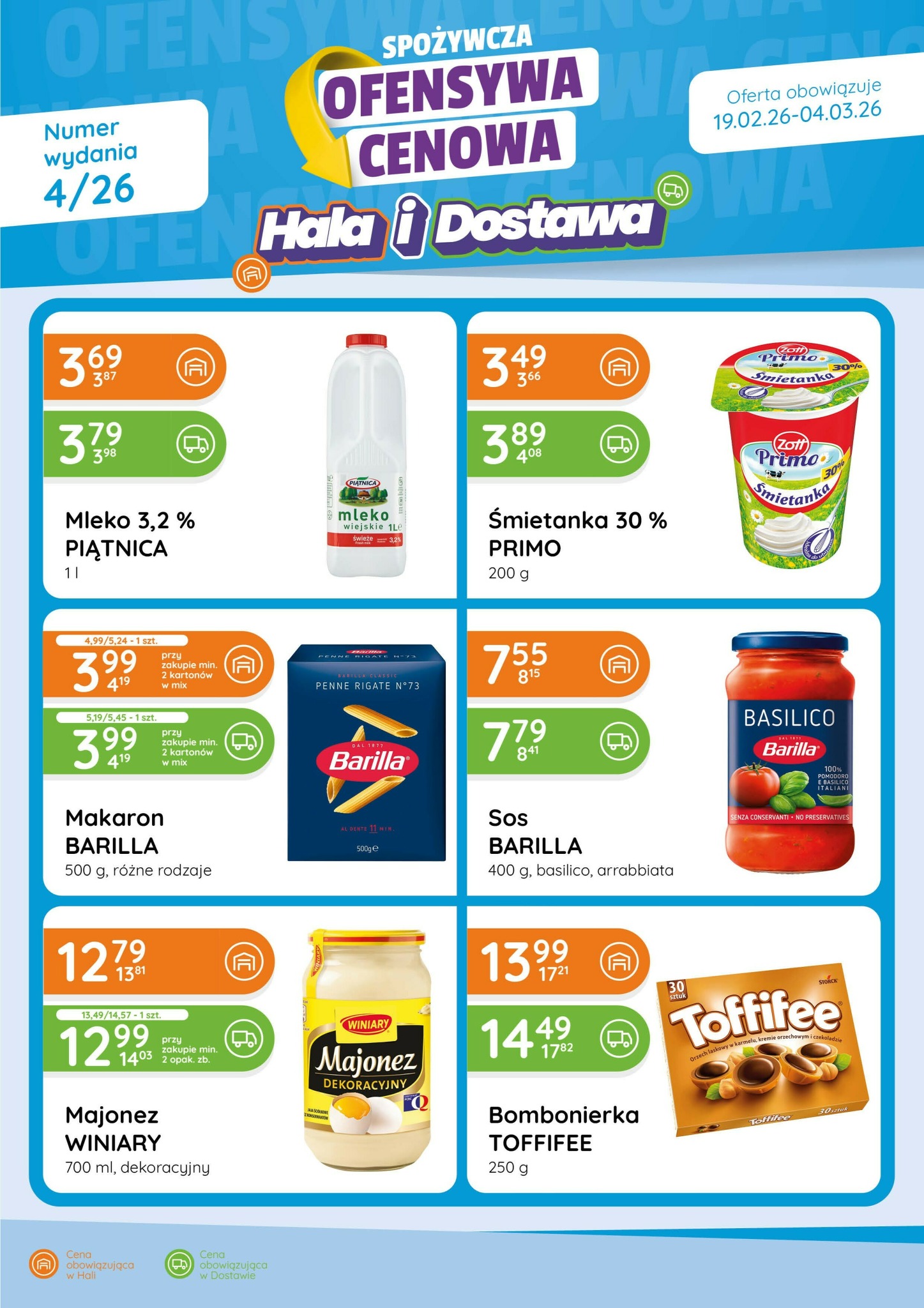 eurocash - Gazetka Eurocash - Ofensywa Spożywcza - ważna od 19.02.2026 do 04.03.2026