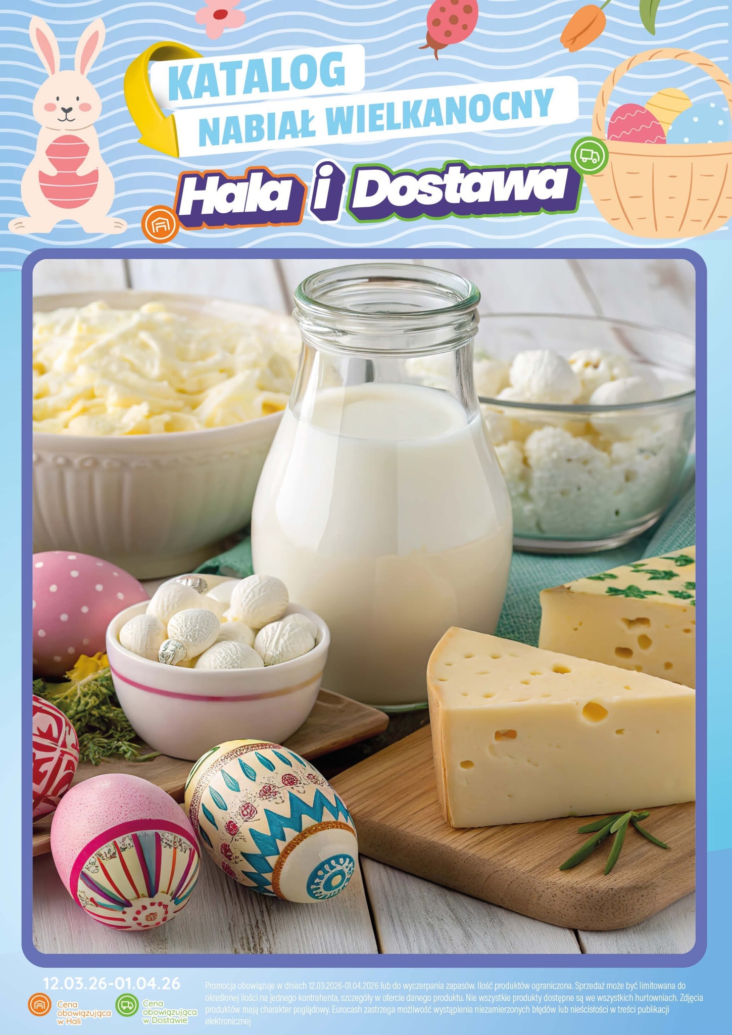 eurocash - Gazetka Eurocash - Wielkanocny Nabiał - ważna od 12.03.2026 do 01.04.2026