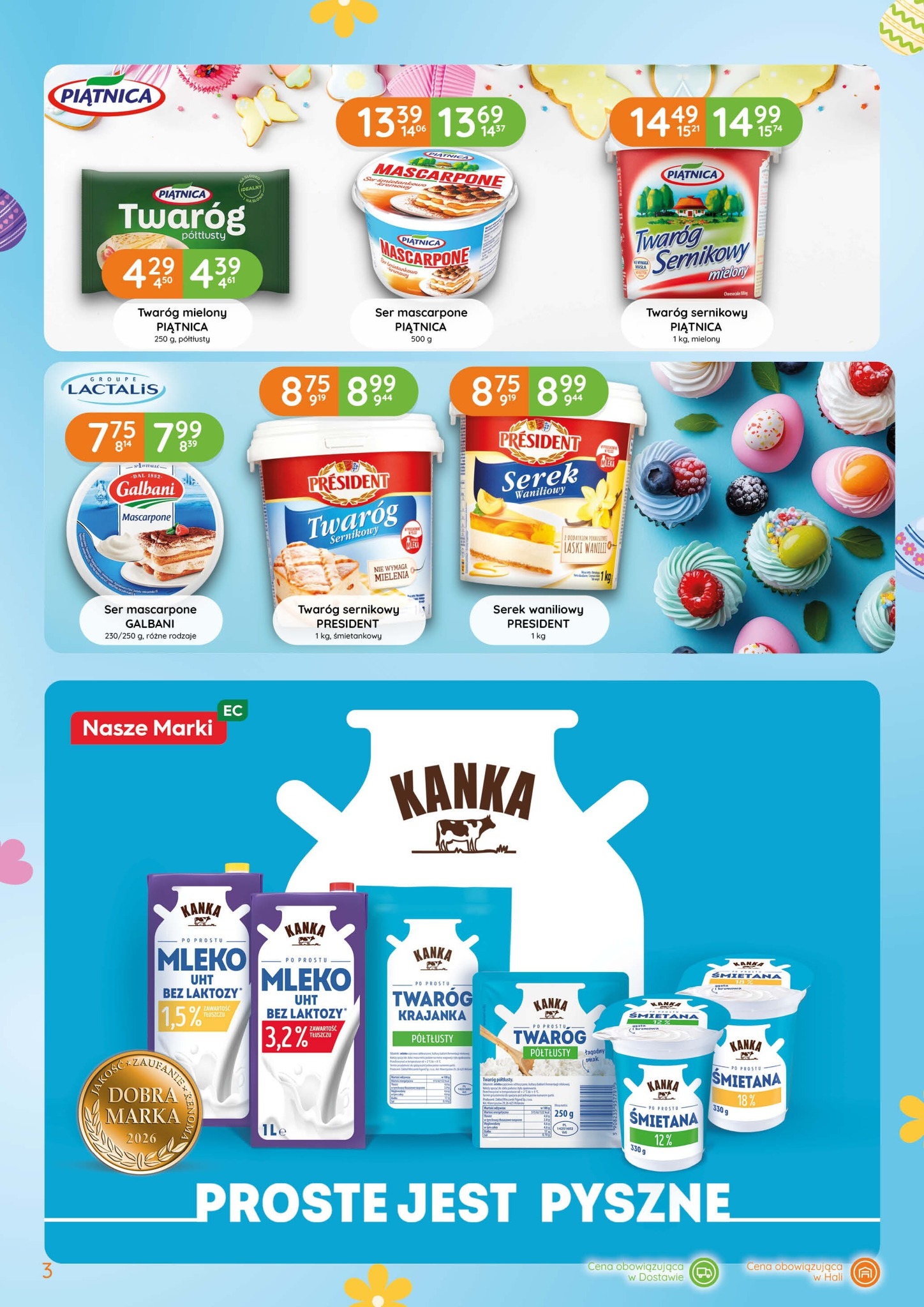 eurocash - Gazetka Eurocash - Wielkanocny Nabiał - ważna od 12.03.2026 do 01.04.2026 - page: 3