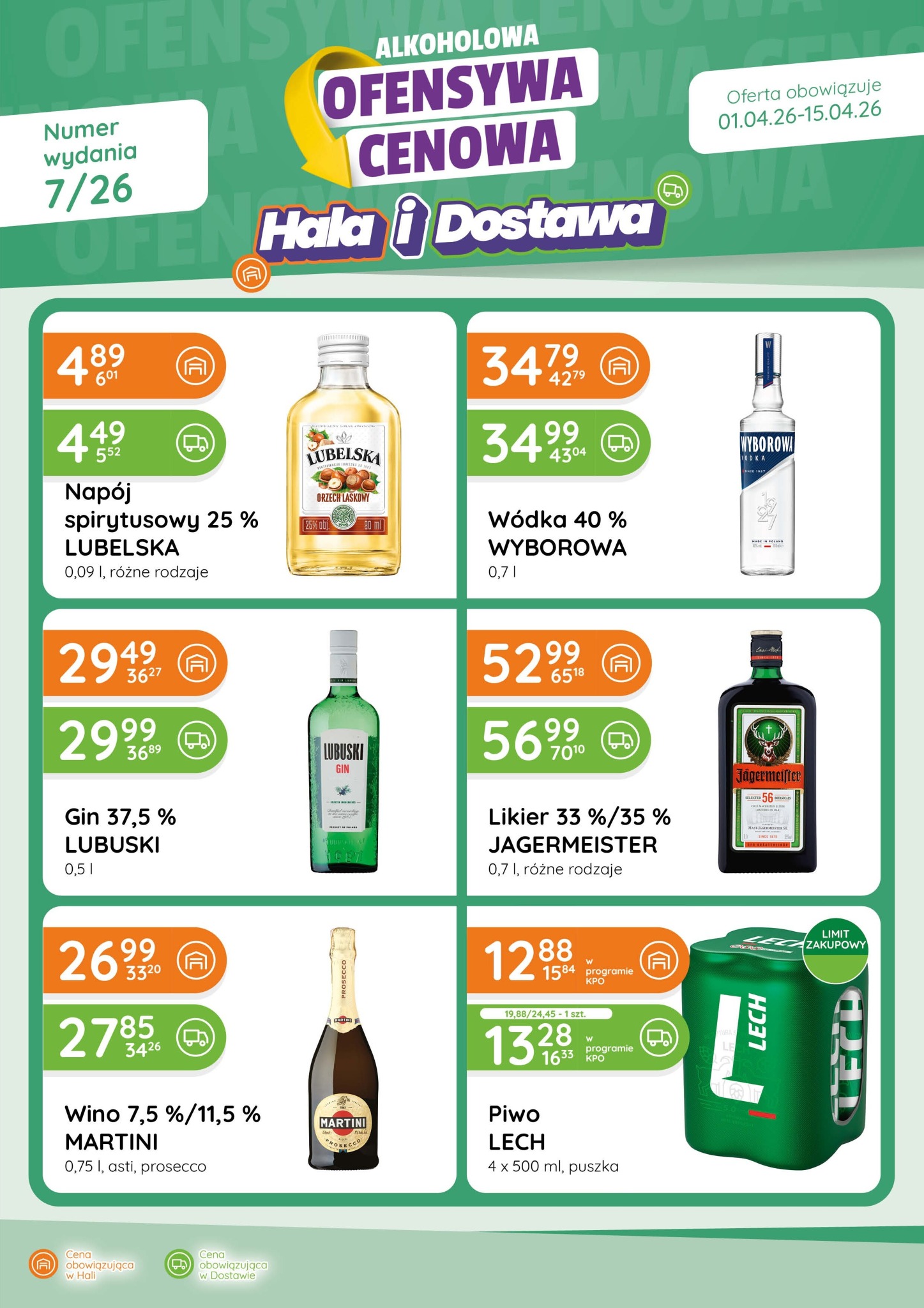 eurocash - Gazetka Eurocash - Ofensywa Alkoholowa - ważna od 01.04.2026 do 15.04.2026