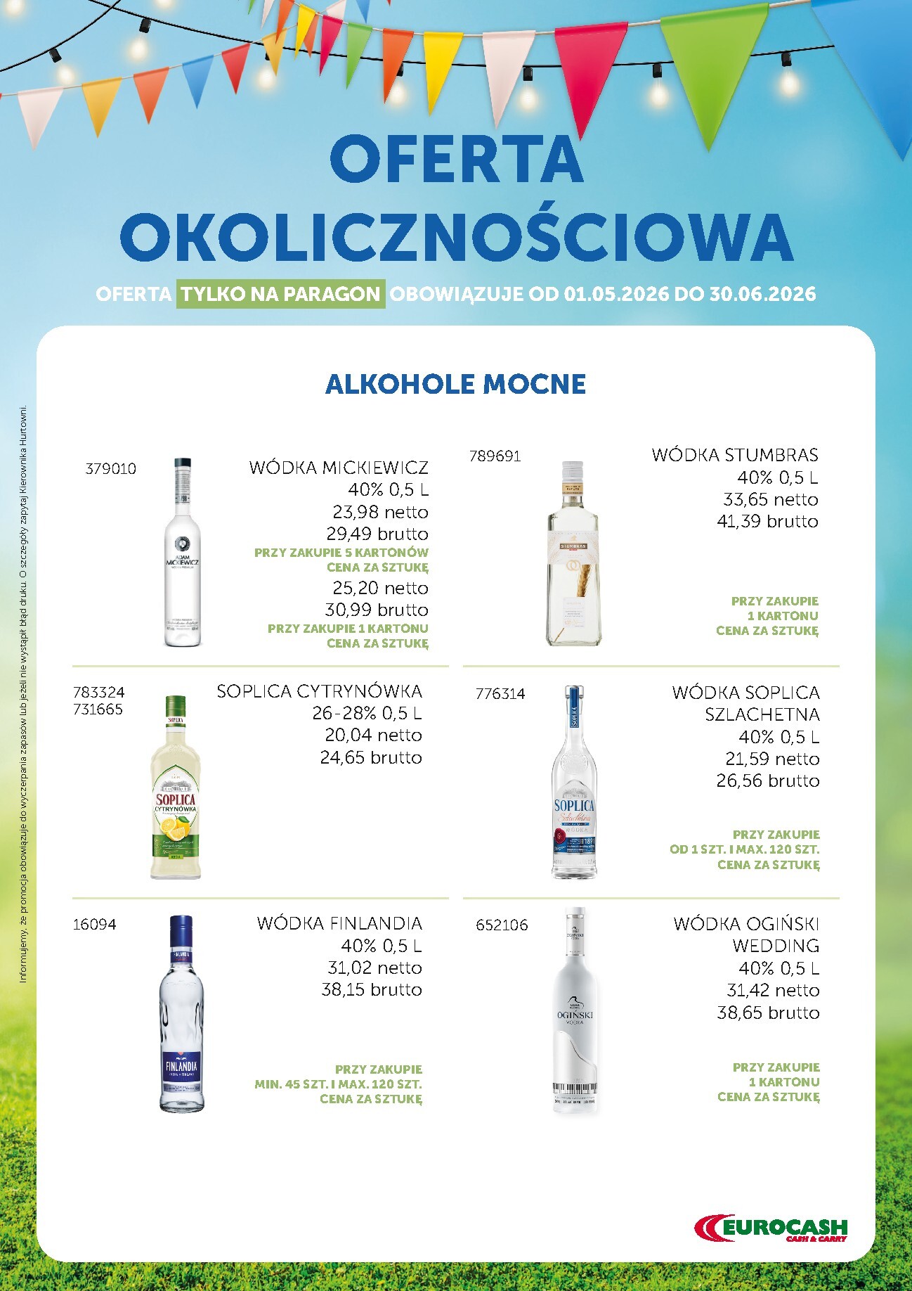 eurocash - Aktualna gazetka Eurocash - Ulotka Okolicznościowa ważna od 01.05.2026 do 30.06.2026 - page: 1