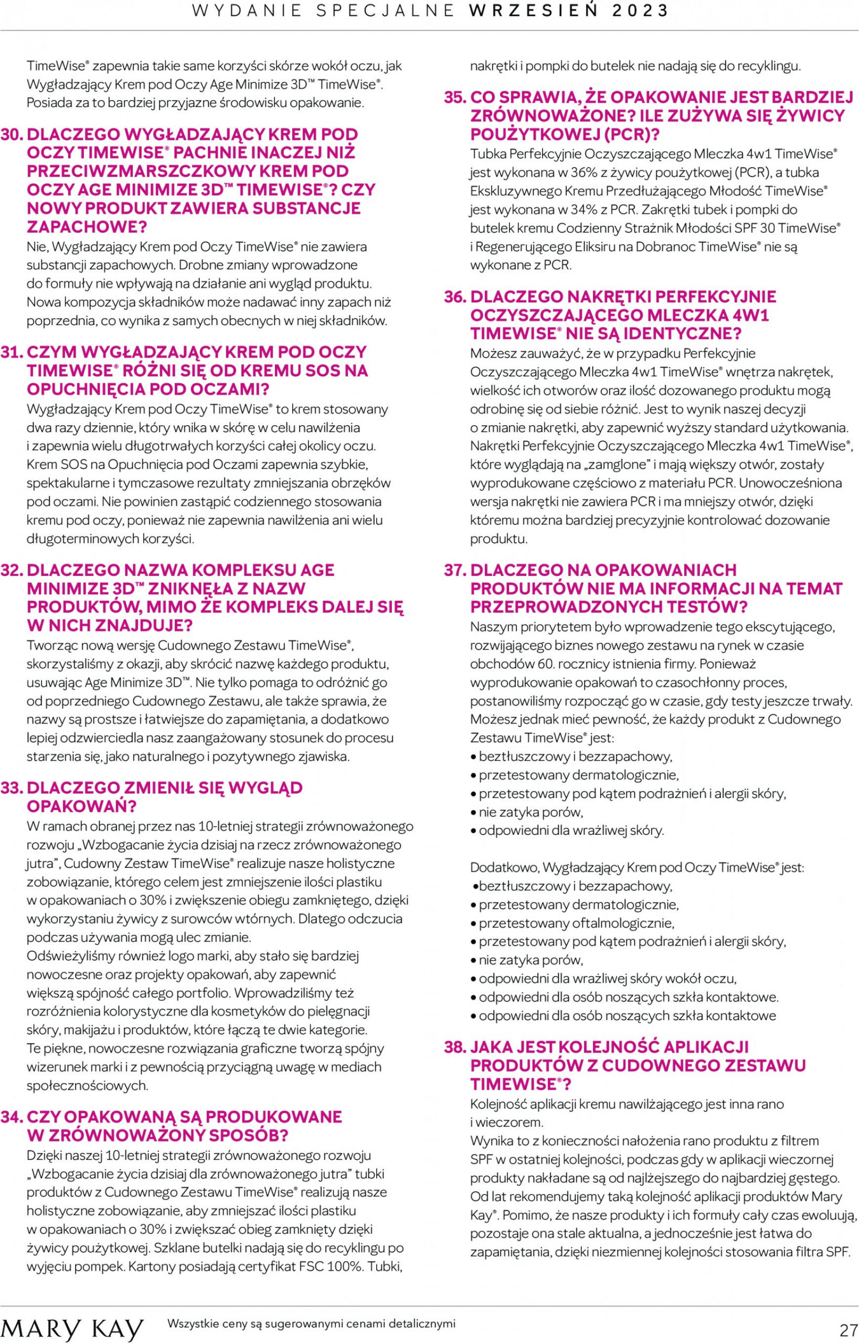 mary-kay - Nowości - WYDANIE SPECJALNE WRZESIEŃ 2023 - page: 27