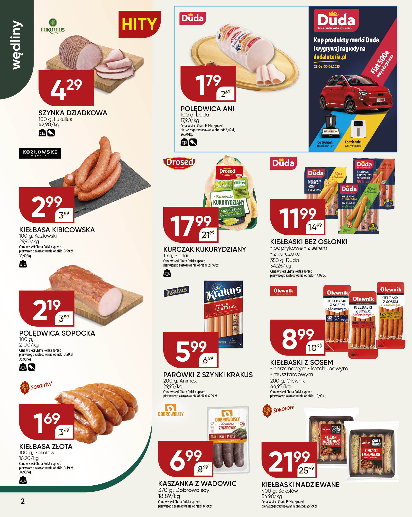 chata-polska - Gazetka Chata Polska ważna od 05.06. - 15.06. - page: 2