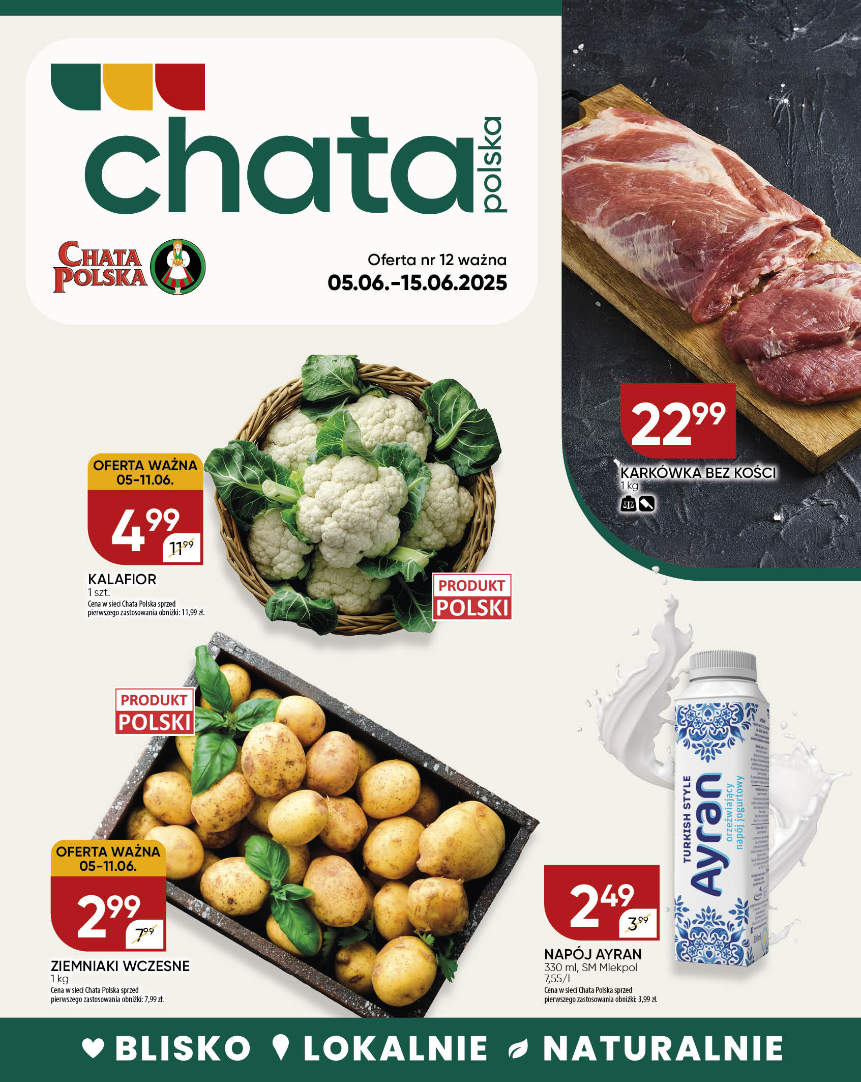 chata-polska - Gazetka Chata Polska ważna od 05.06. - 15.06. - page: 1
