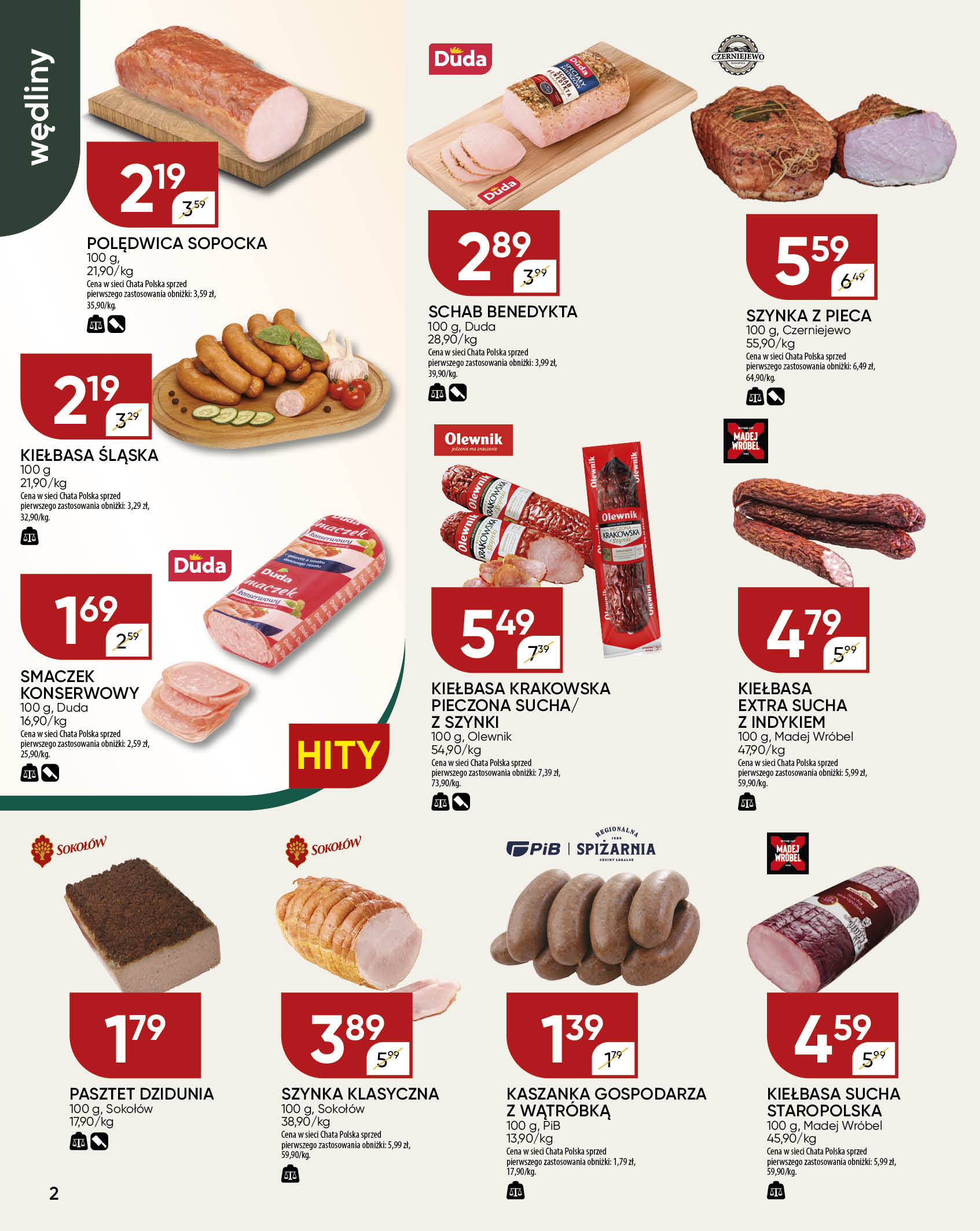 chata-polska - Gazetka Chata Polska - ważna od 09.10. do 19.10. - page: 2