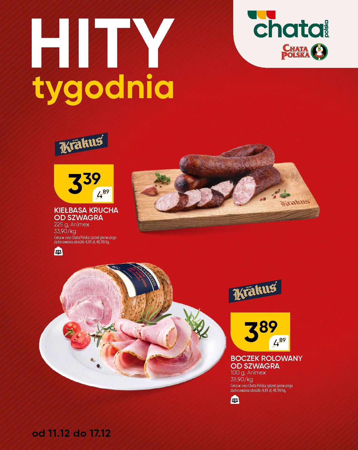 chata-polska - Gazetka Chata Polska - Hity tygodnia - ważna od 11.12. do 17.12. - page: 2