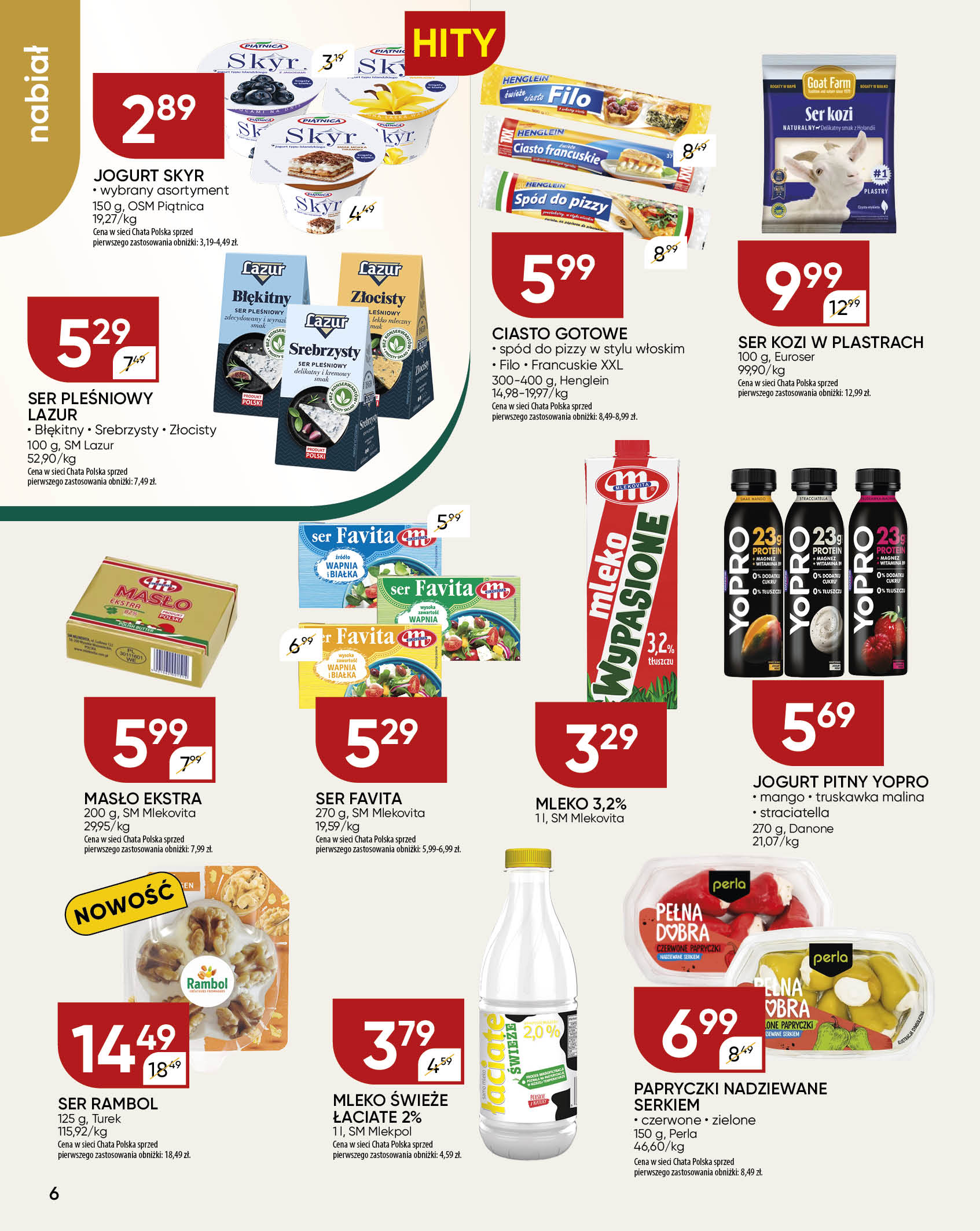 chata-polska - Gazetka Chata Polska - ważna od 29.12. do 05.01. - page: 6