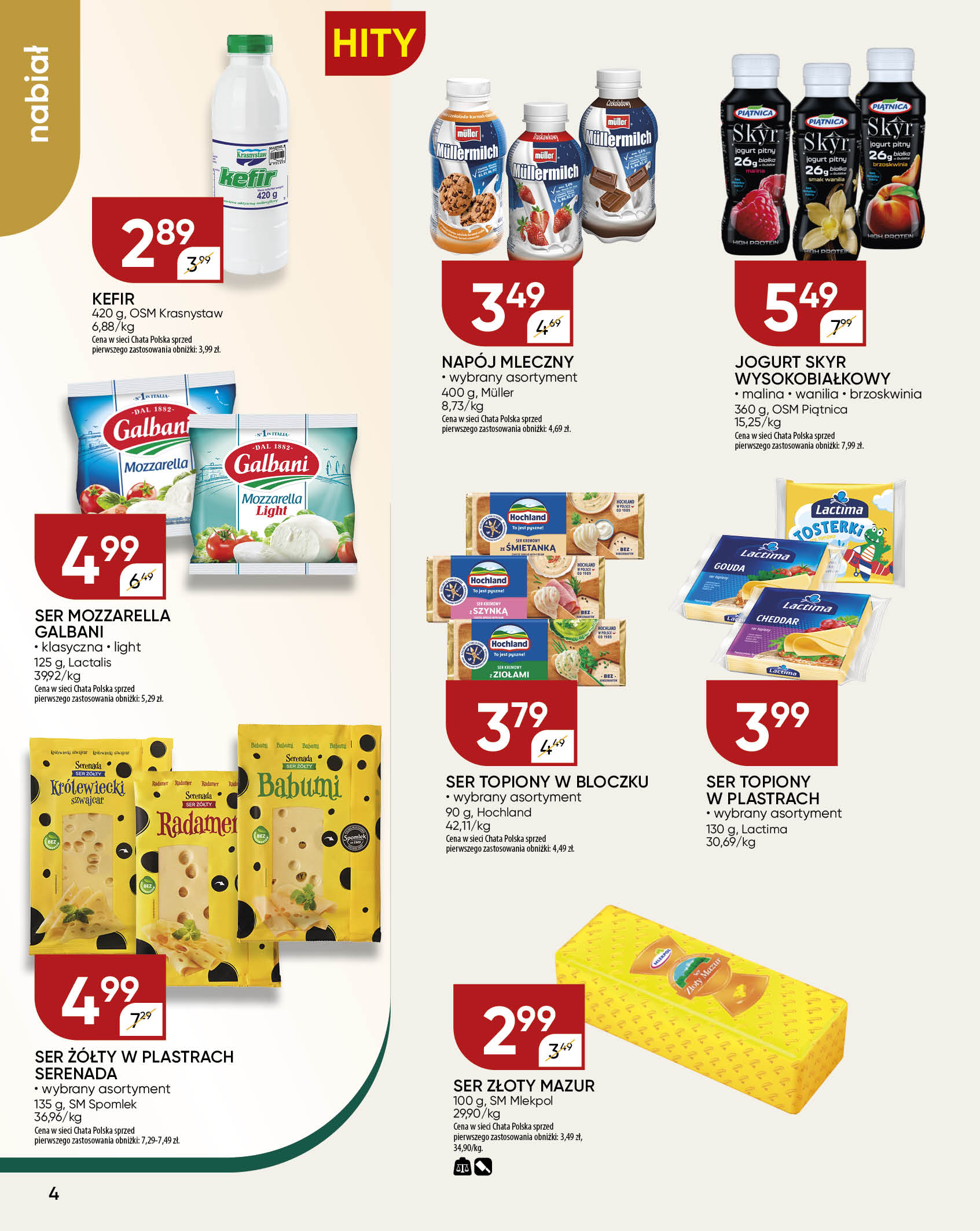 chata-polska - Gazetka Chata Polska - ważna od 08.01. do 14.01. - page: 4