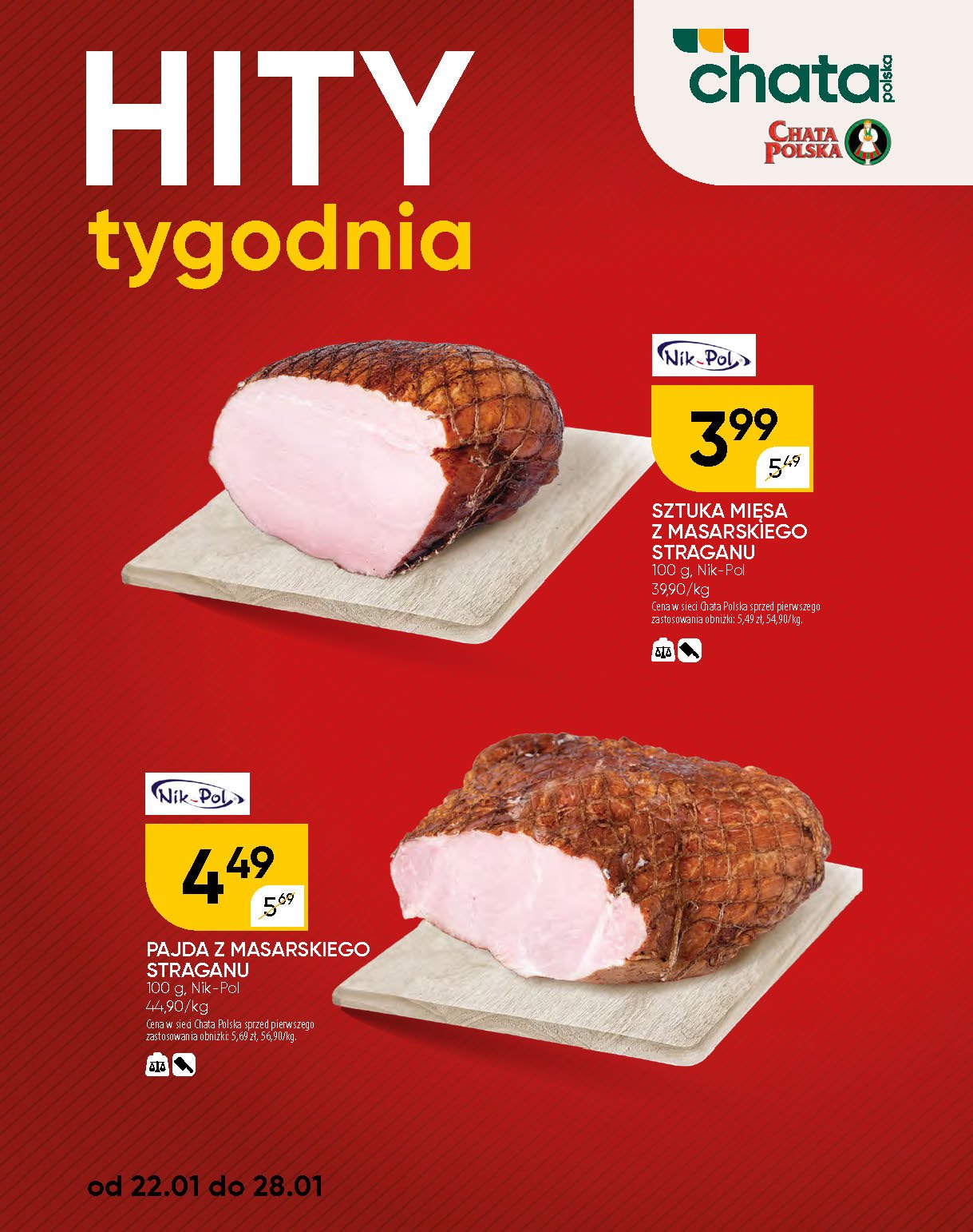 chata-polska - Gazetka Chata Polska - Hity tygodnia - ważna od 22.01. do 28.01. - page: 4