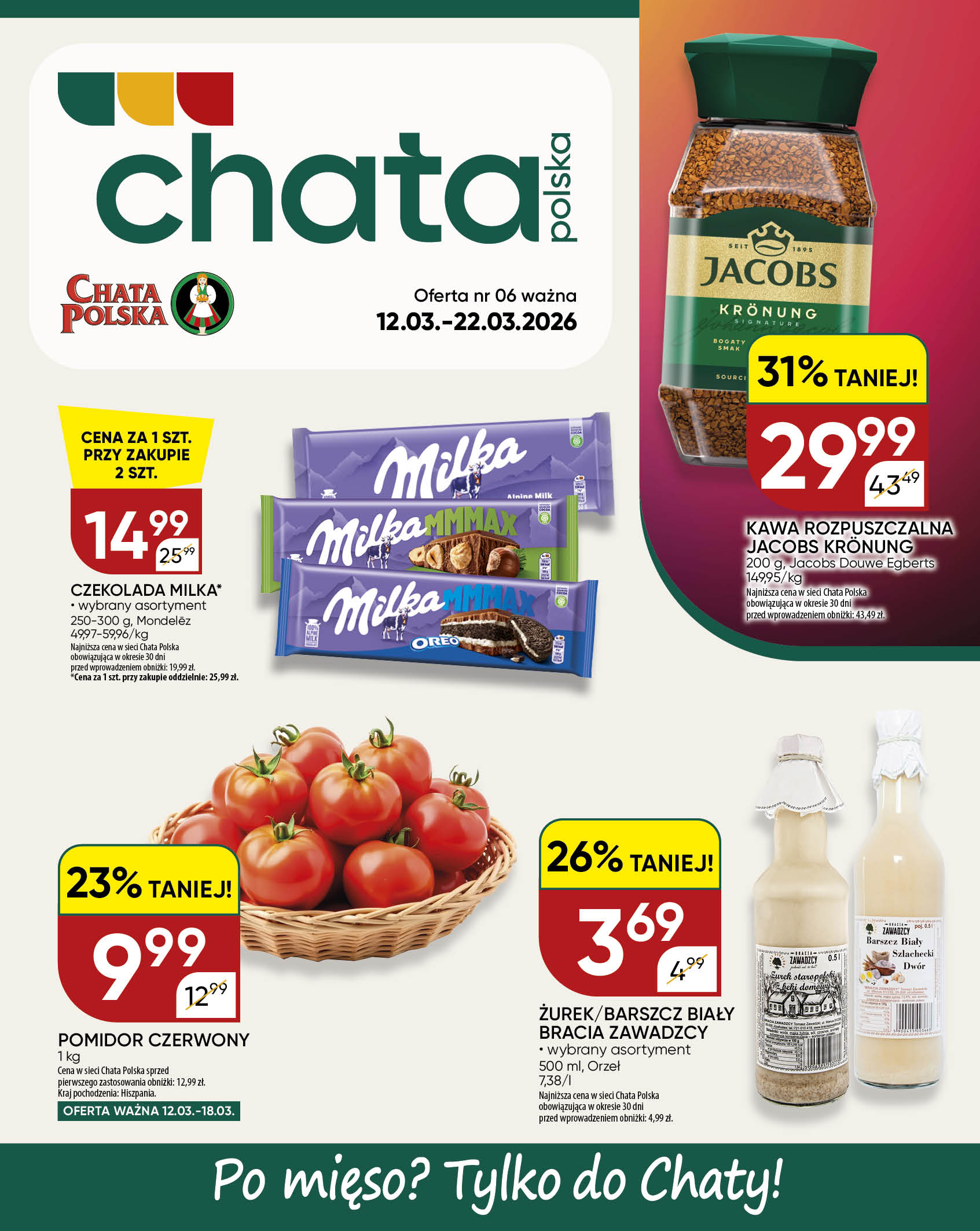 chata-polska - Gazetka Chata Polska - ważna od 12.03.2026 do 22.03.2026