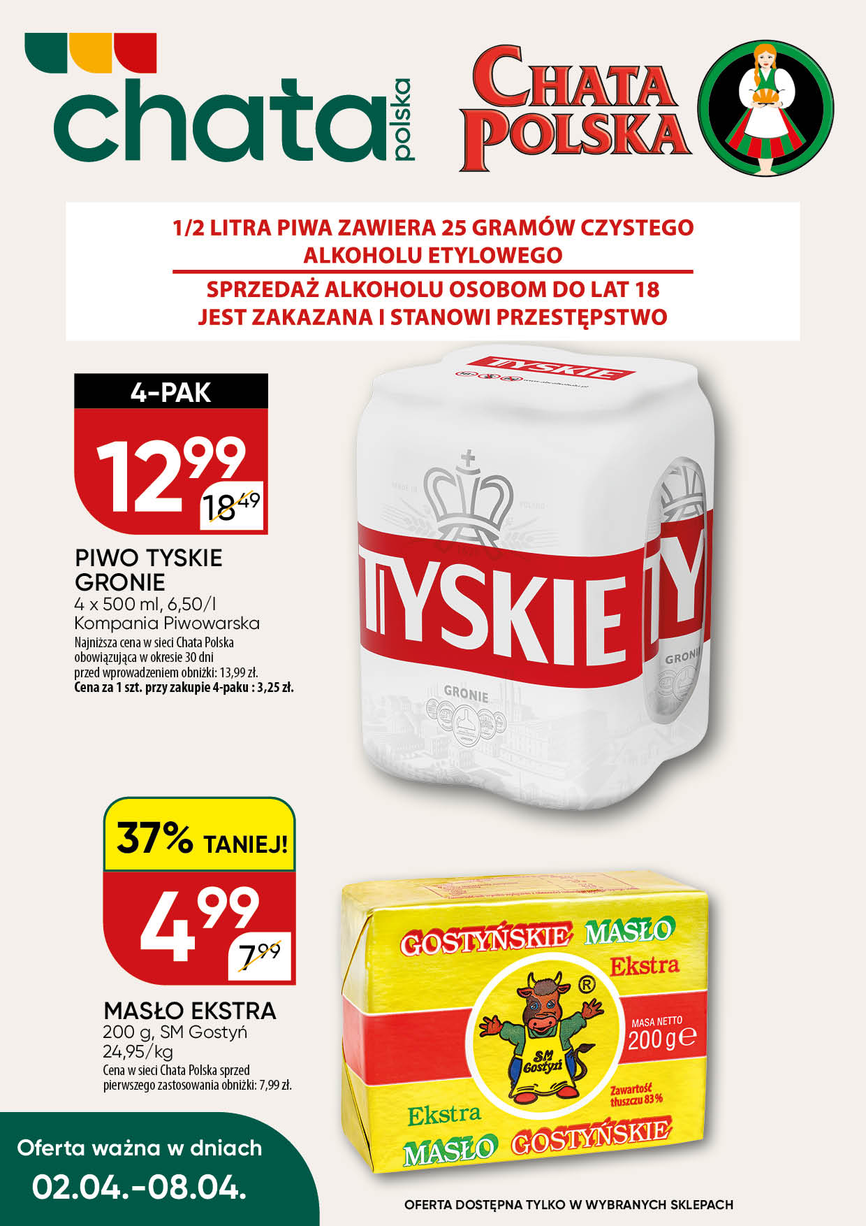 chata-polska - Gazetka Chata Polska - ważna od 02.04.2026 do 08.04.2026