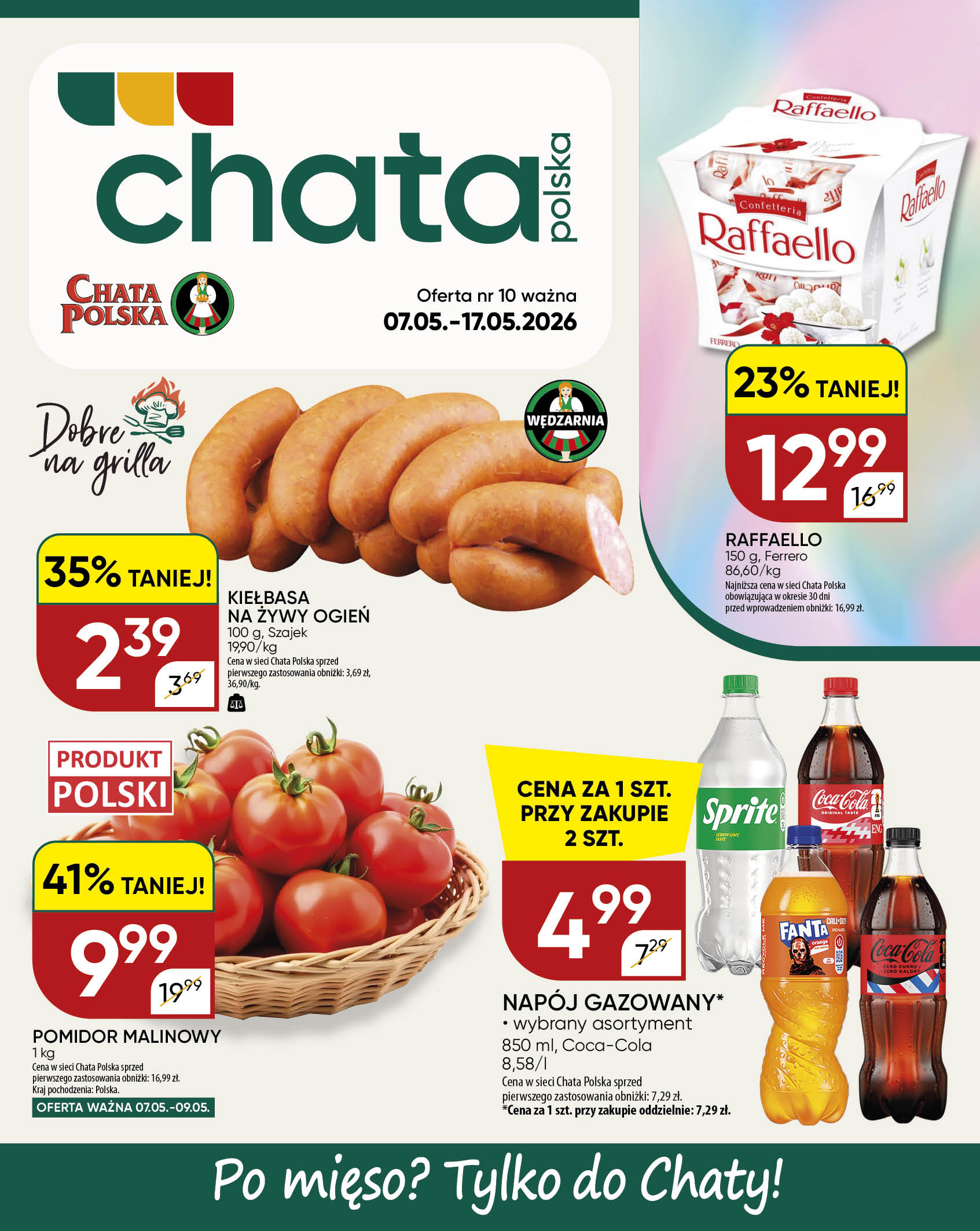 chata-polska - Nowa gazetka Chata Polska ważna od 07.05.2026 do 17.05.2026