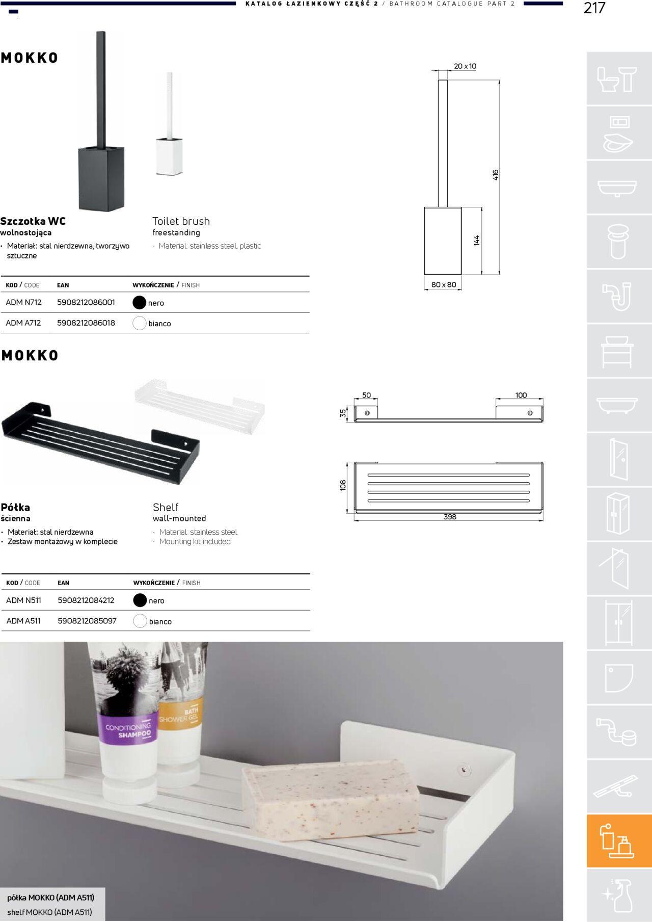 deante - Deante Gazetka - Katalog łazienkowy 01.01.2024 - 31.12.2024 - page: 217 deante - Deante Gazetka - Katalog łazienkowy 01.01.2024 - 31.12.2024 - page: 217