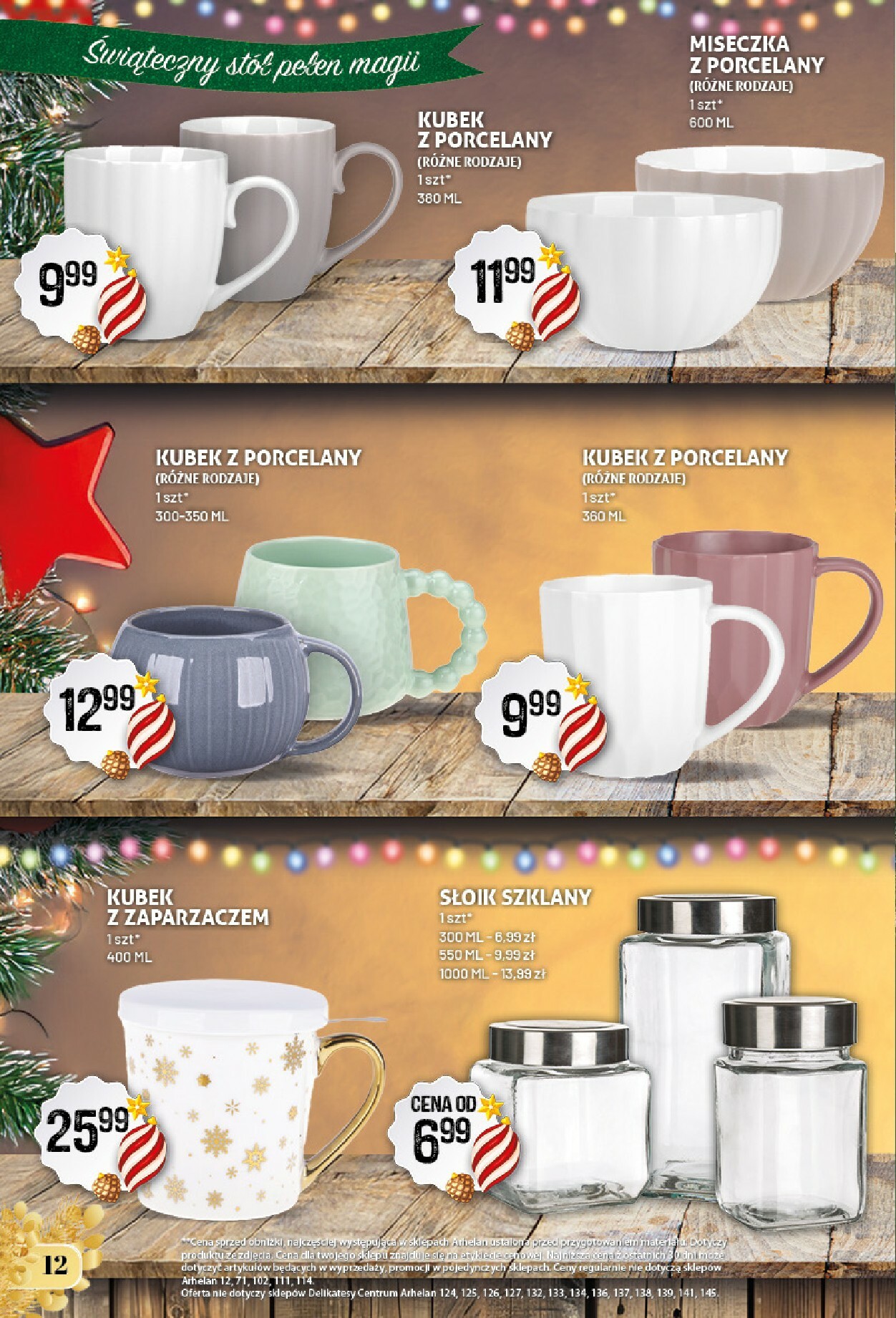 arhelan - Gazetka Arhelan - Polska sieć sklepów - ważna od 28.11. do 05.01. - page: 12
