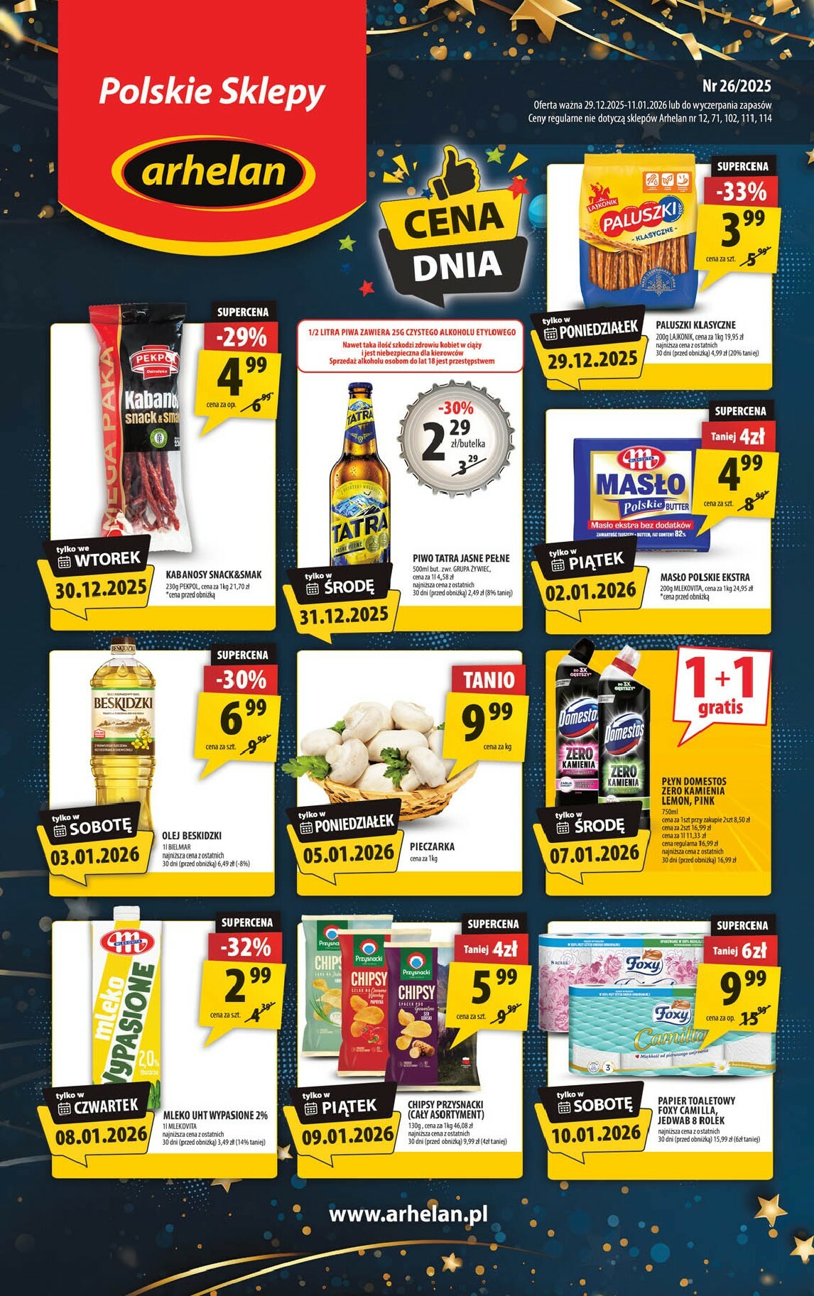 arhelan - Gazetka Arhelan - ważna od 29.12. do 11.01.