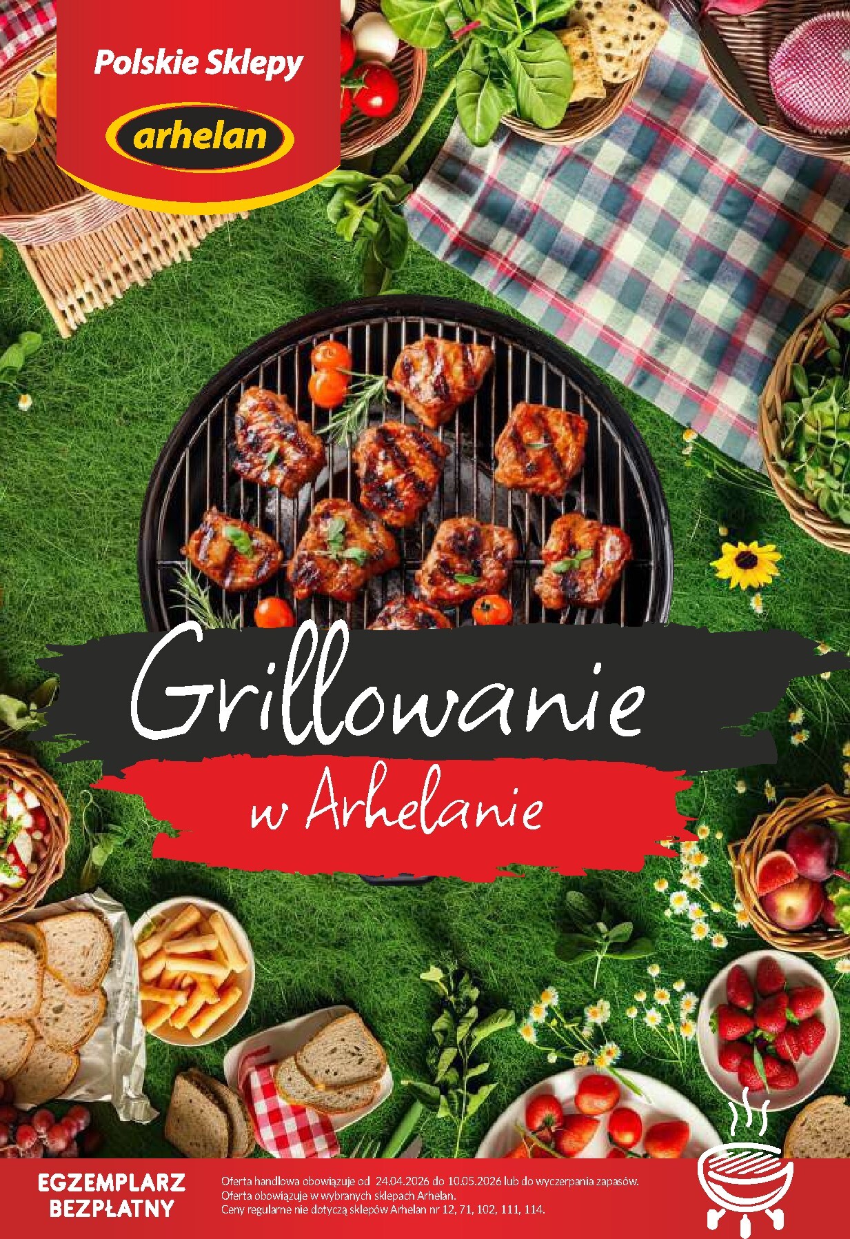 arhelan - Aktualna gazetka Arhelan - Grillowanie ważna od 24.04.2026 do 10.05.2026