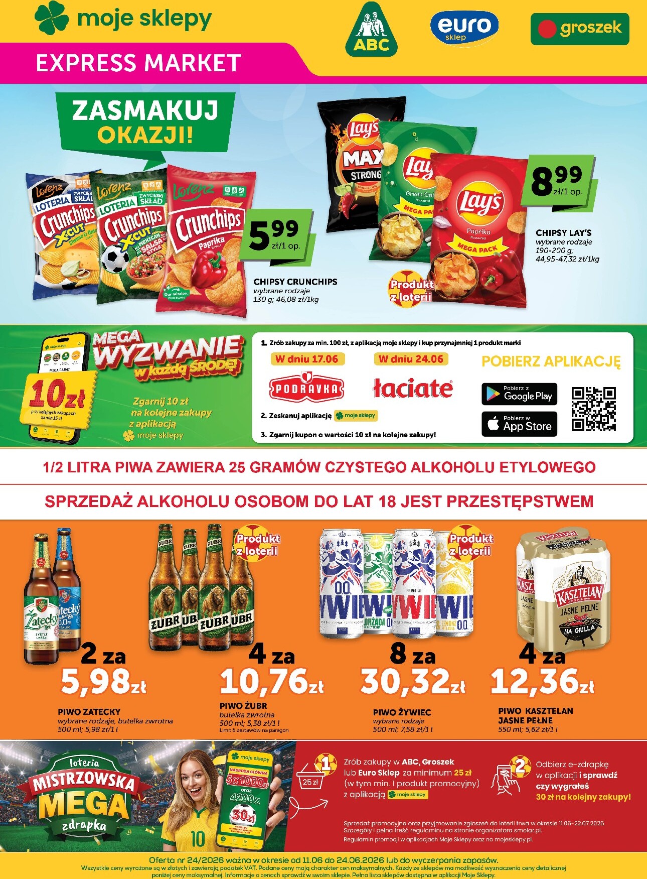 euro-sklep - Nowa gazetka Euro Sklep - Expressmarket ważna od 11.06.2026 do 24.06.2026