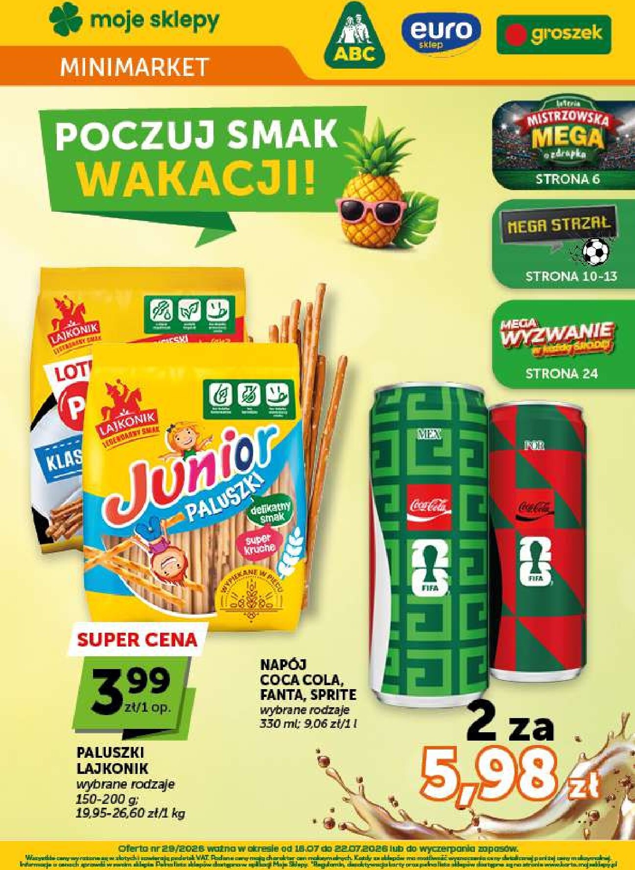 euro-sklep - Aktualna gazetka Euro Sklep - Minimarket ważna od 16.07.2026 do 22.07.2026