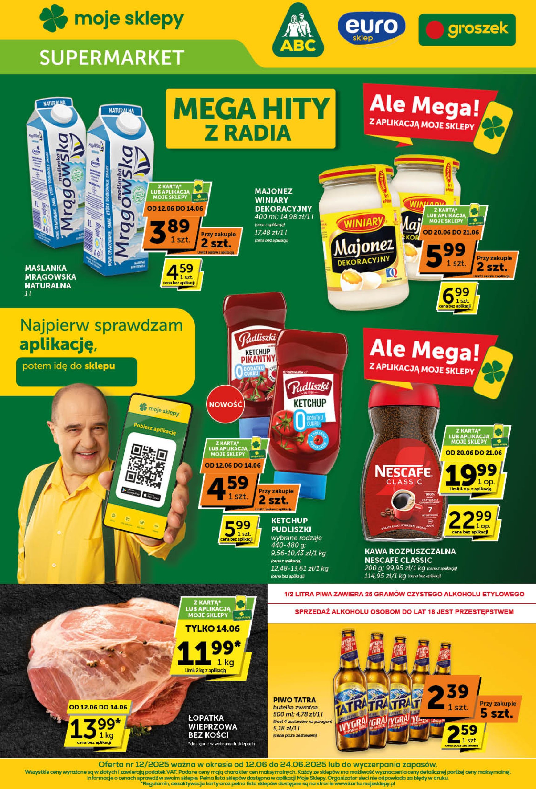 euro-sklep - Gazetka Euro Sklep Supermarket ważna od 12.06. - 24.06.
