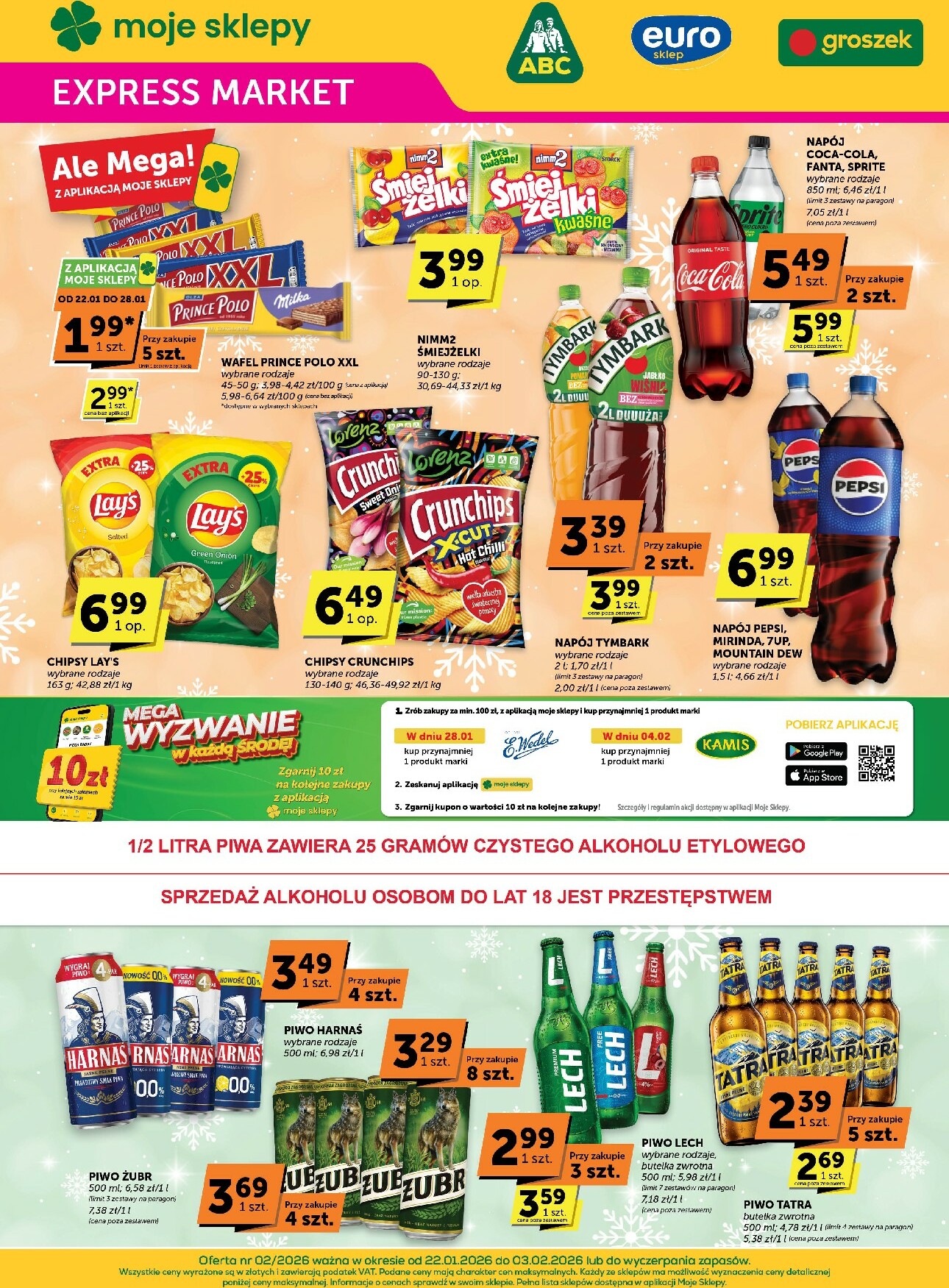 euro-sklep - Gazetka Euro Sklep - Expressmarket - ważna od 22.01. do 03.02.