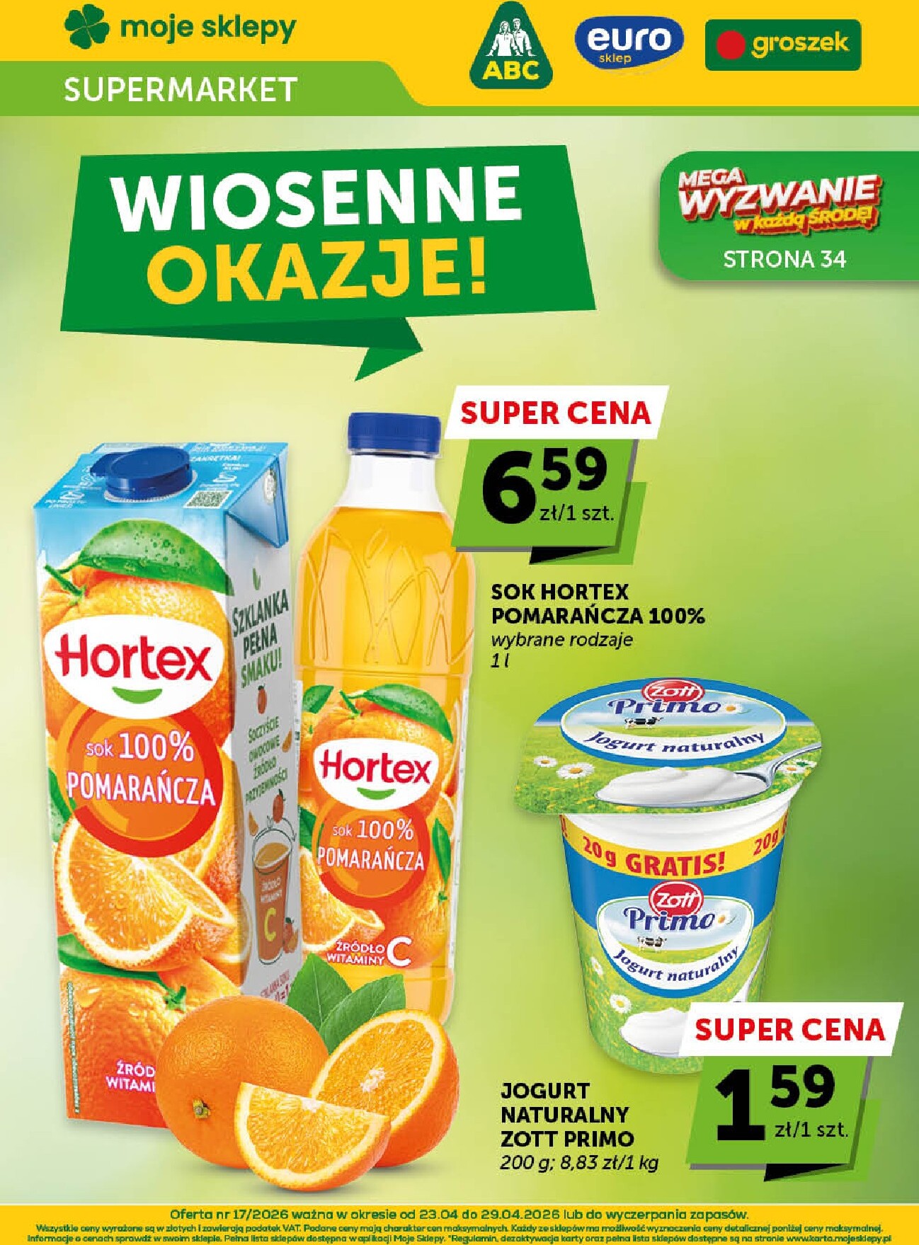 euro-sklep - Nowa gazetka Euro Sklep - Supermarket ważna od 23.04.2026 do 29.04.2026