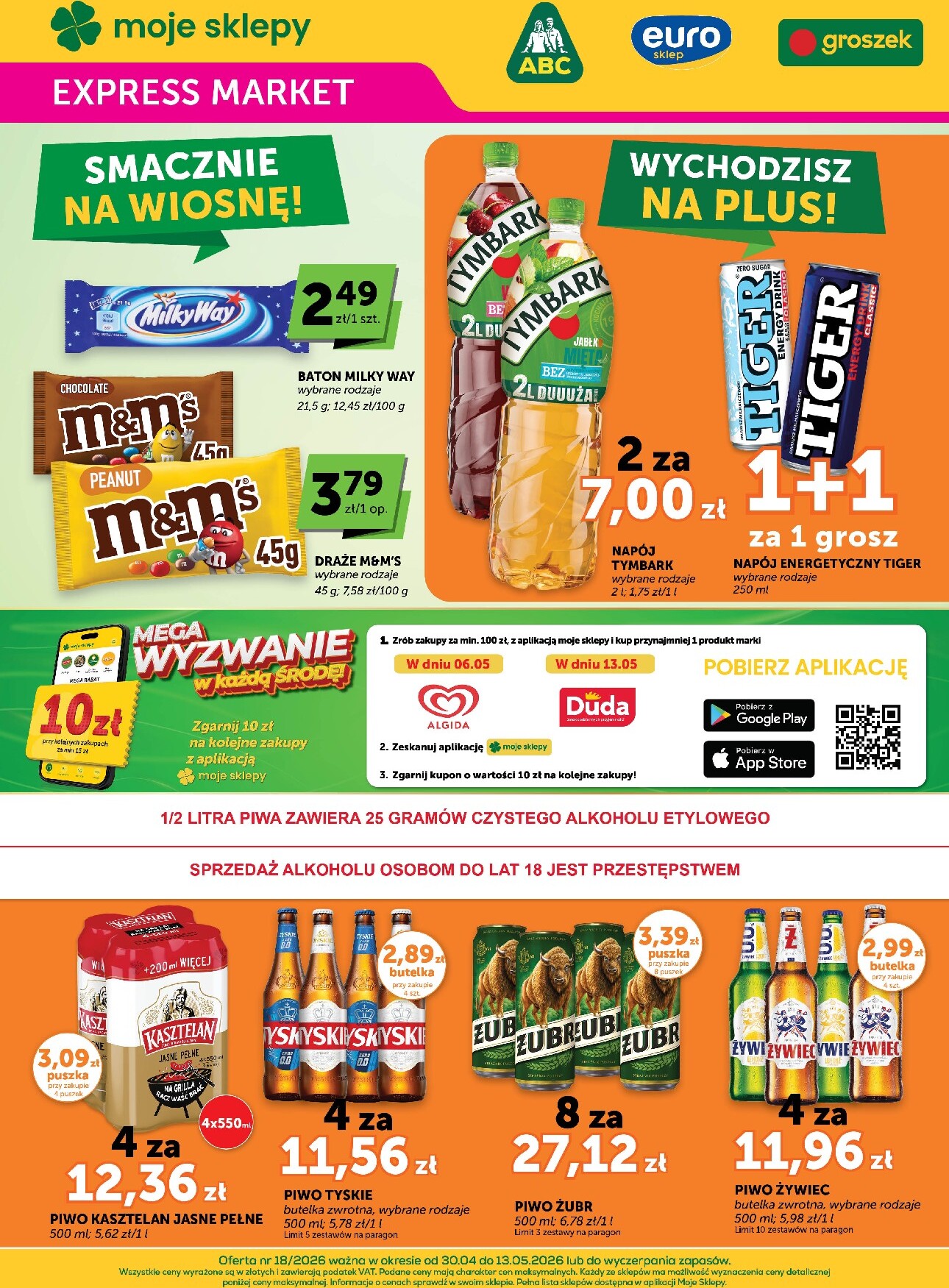 euro-sklep - Nowa gazetka Euro Sklep - Expressmarket ważna od 30.04.2026 do 13.05.2026