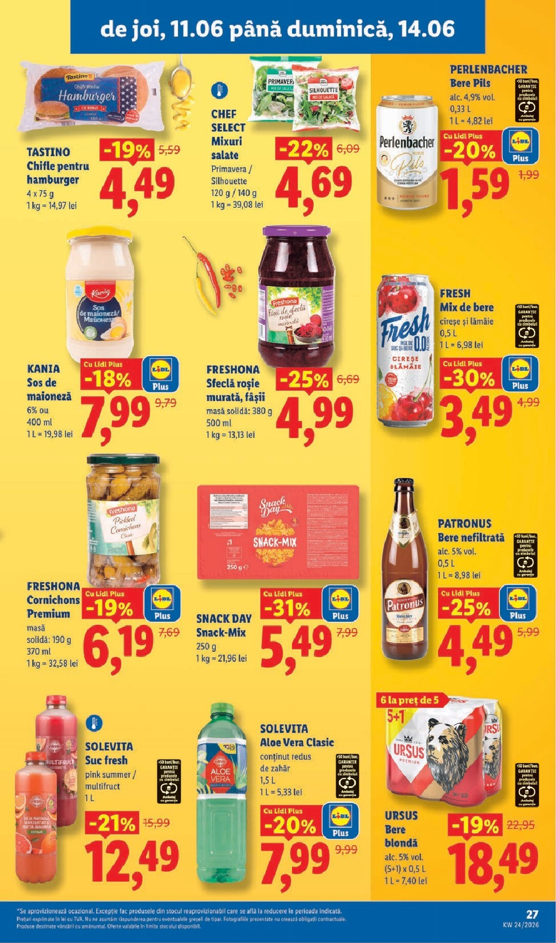 lidl - Lidl pliante pentru săptămâna viitoare de la luni 08.06.2026 până la duminică 14.06.2026 - page: 27