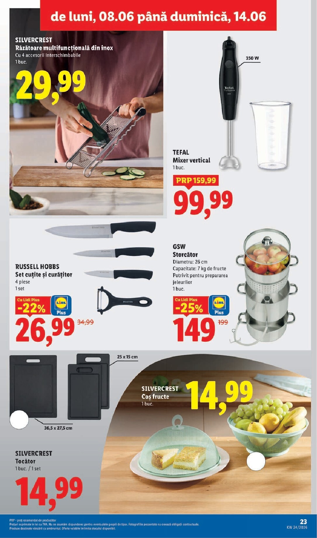 lidl - Lidl pliante pentru săptămâna viitoare de la luni 08.06.2026 până la duminică 14.06.2026 - page: 23