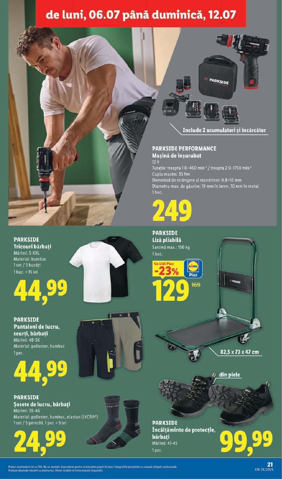 lidl - Lidl - Catalogul săptămânal pliante pentru săptămâna viitoare de la luni 06.07.2026 până la duminică 12.07.2026 - page: 21