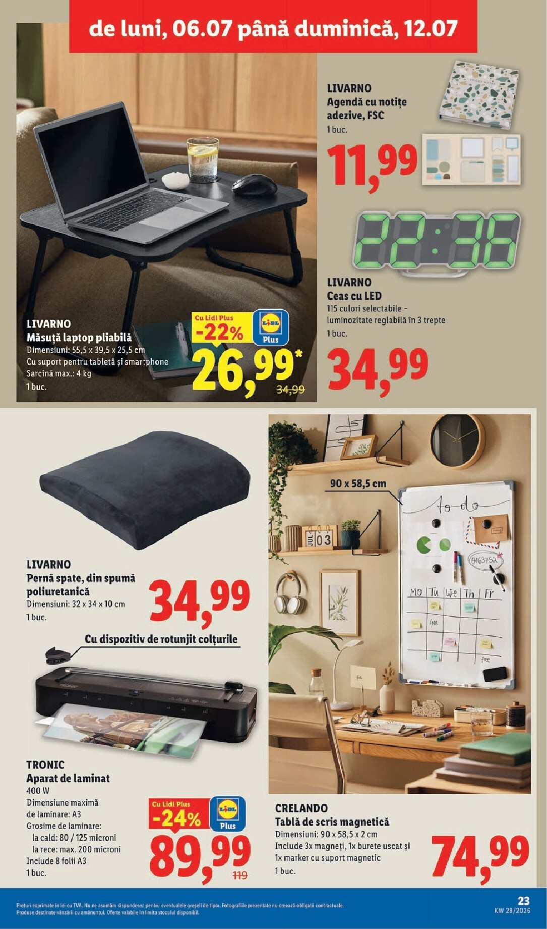 lidl - Lidl - Catalogul săptămânal pliante pentru săptămâna viitoare de la luni 06.07.2026 până la duminică 12.07.2026 - page: 23