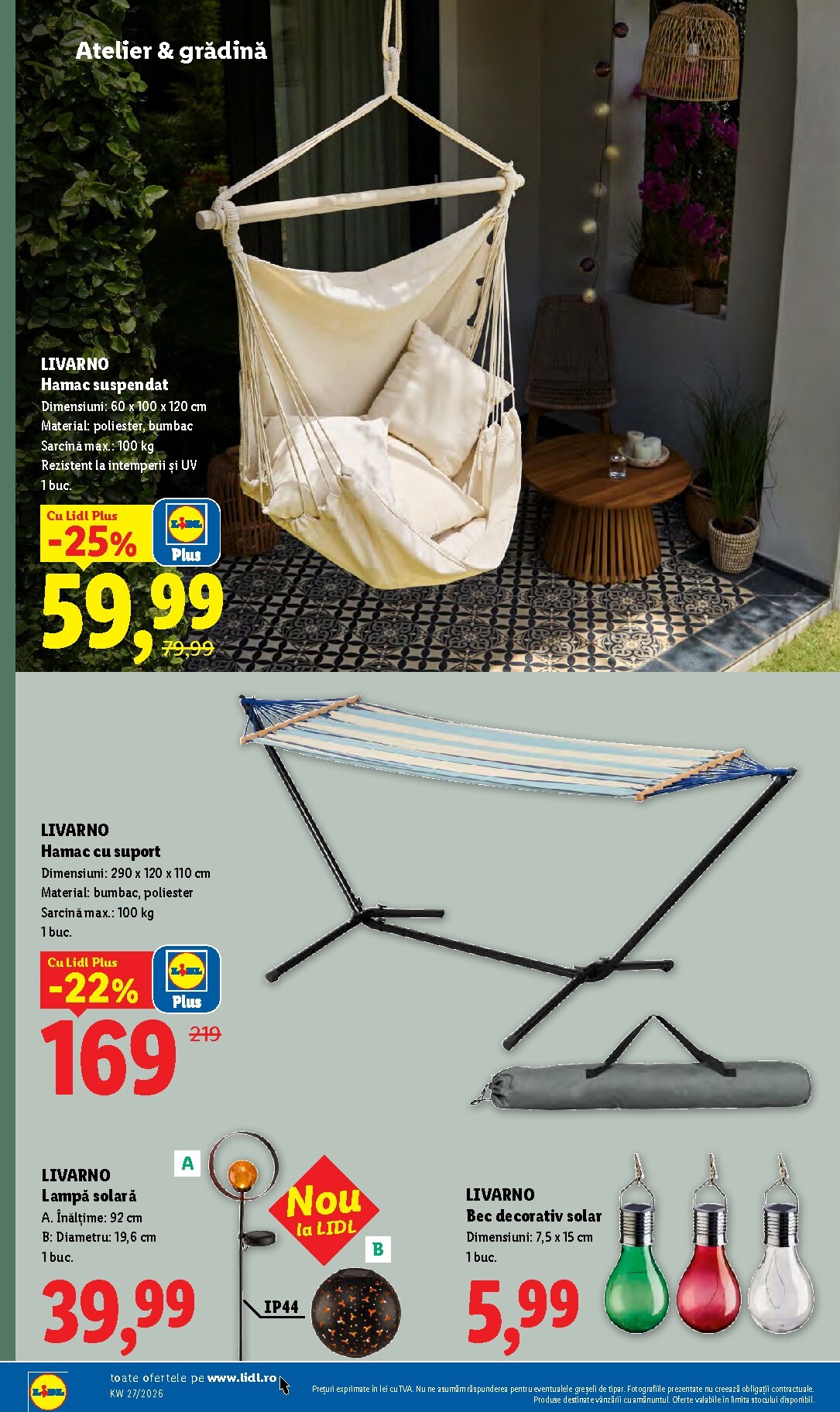 lidl - Brosura Lidl valabilă de la luni 29.06.2026 până la duminică 05.07.2026 - page: 92