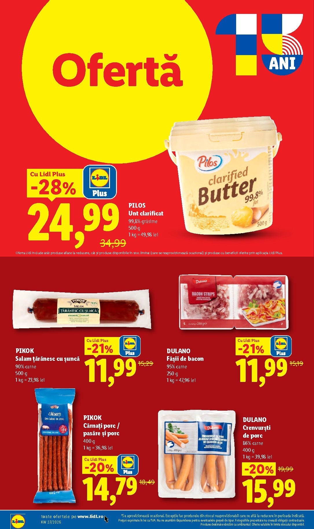 lidl - Brosura Lidl valabilă de la luni 29.06.2026 până la duminică 05.07.2026 - page: 14