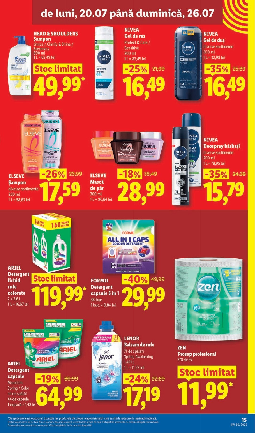 lidl - Lidl pliante pentru săptămâna viitoare de la luni 20.07.2026 până la duminică 26.07.2026 - page: 15