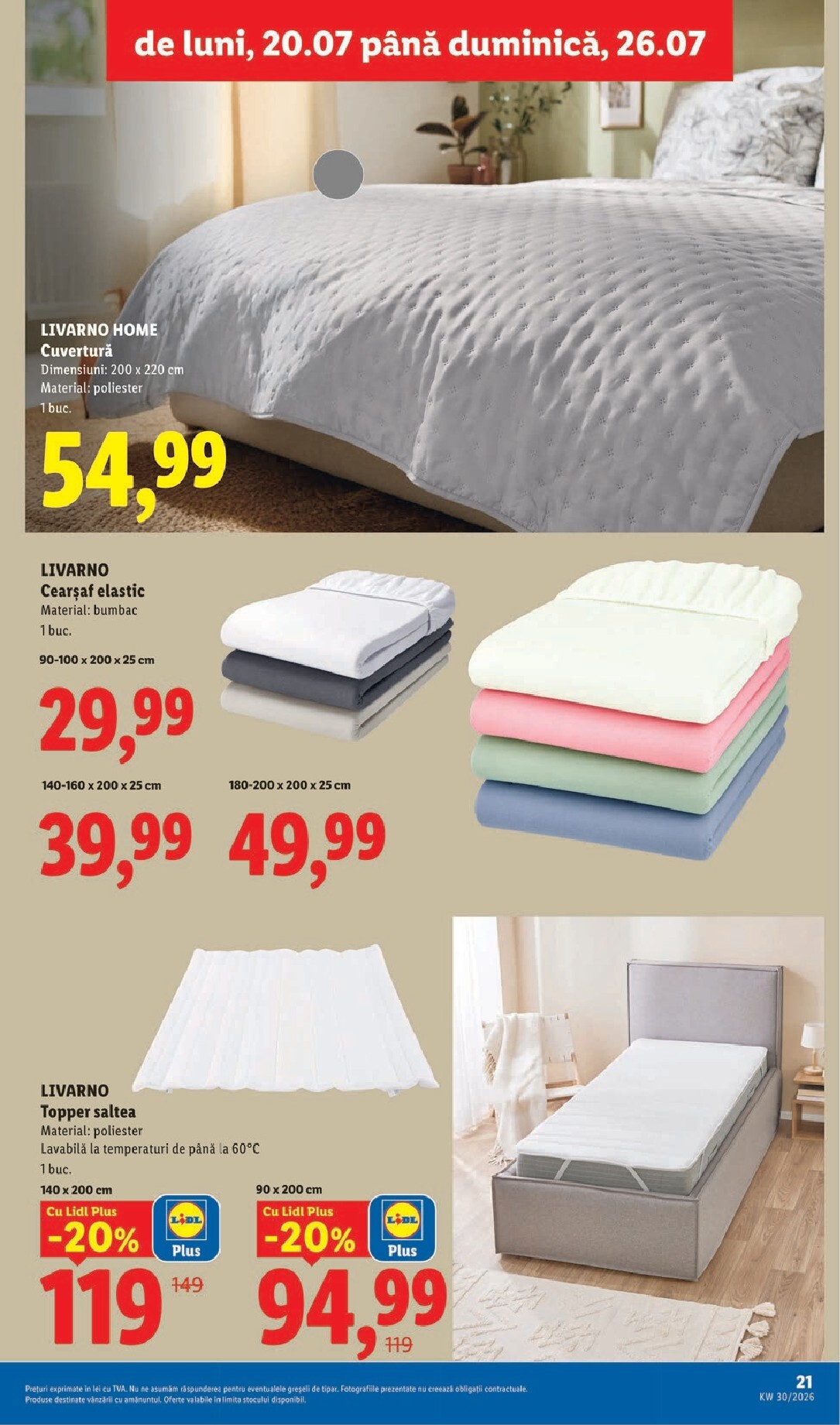 lidl - Lidl pliante pentru săptămâna viitoare de la luni 20.07.2026 până la duminică 26.07.2026 - page: 21