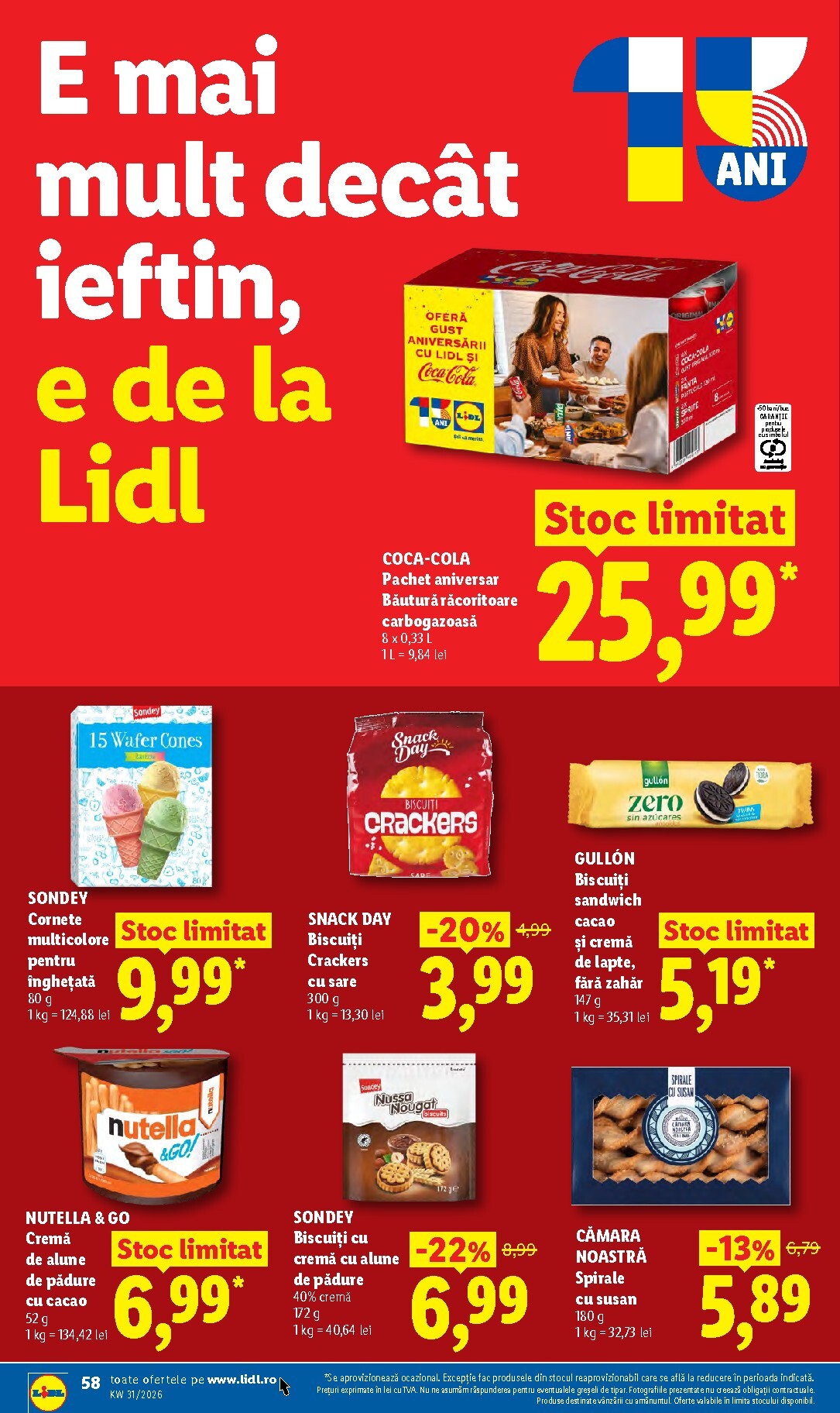lidl - Lidl pliante pentru săptămâna viitoare de la luni 27.07.2026 până la duminică 02.08.2026 - page: 58