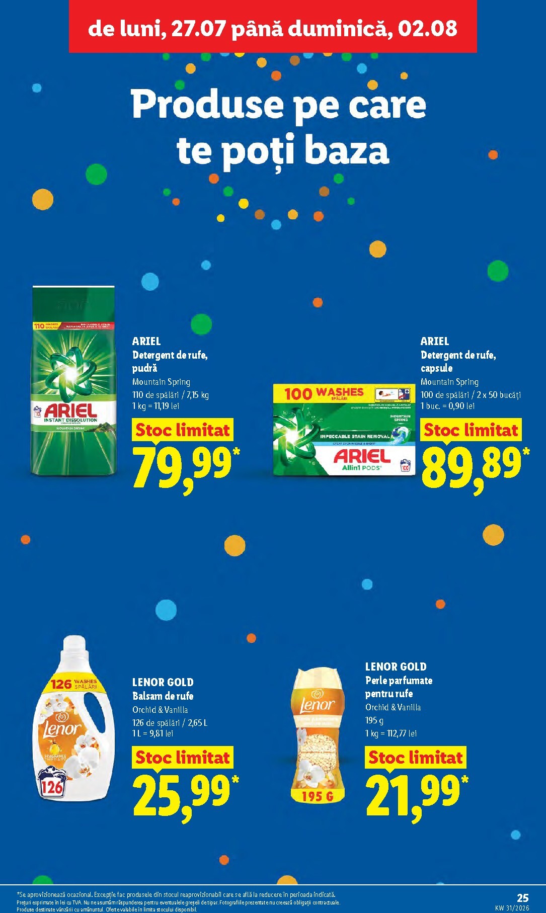 lidl - Lidl pliante pentru săptămâna viitoare de la luni 27.07.2026 până la duminică 02.08.2026 - page: 25