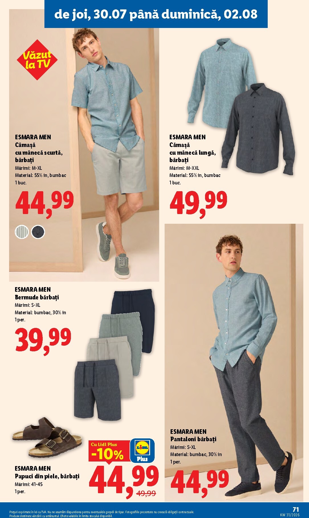 lidl - Lidl pliante pentru săptămâna viitoare de la luni 27.07.2026 până la duminică 02.08.2026 - page: 71