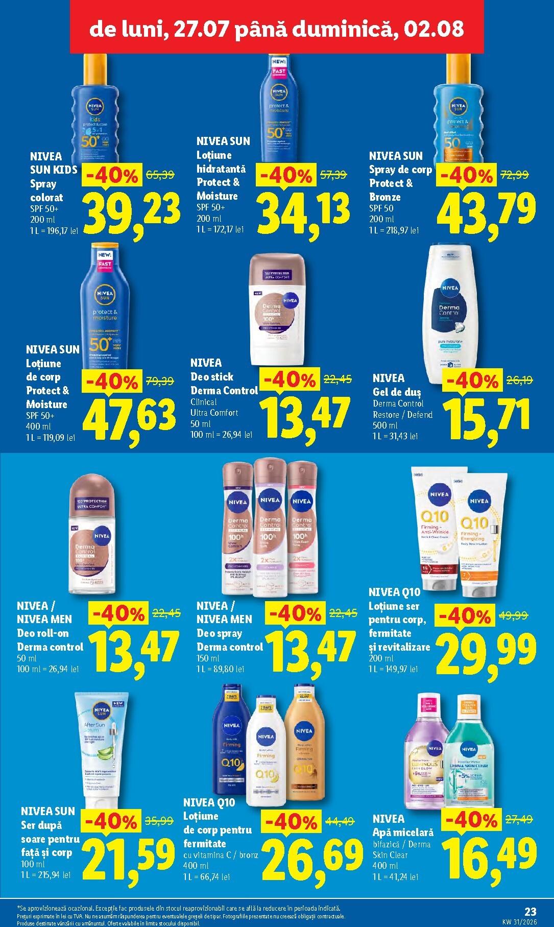 lidl - Lidl pliante pentru săptămâna viitoare de la luni 27.07.2026 până la duminică 02.08.2026 - page: 23